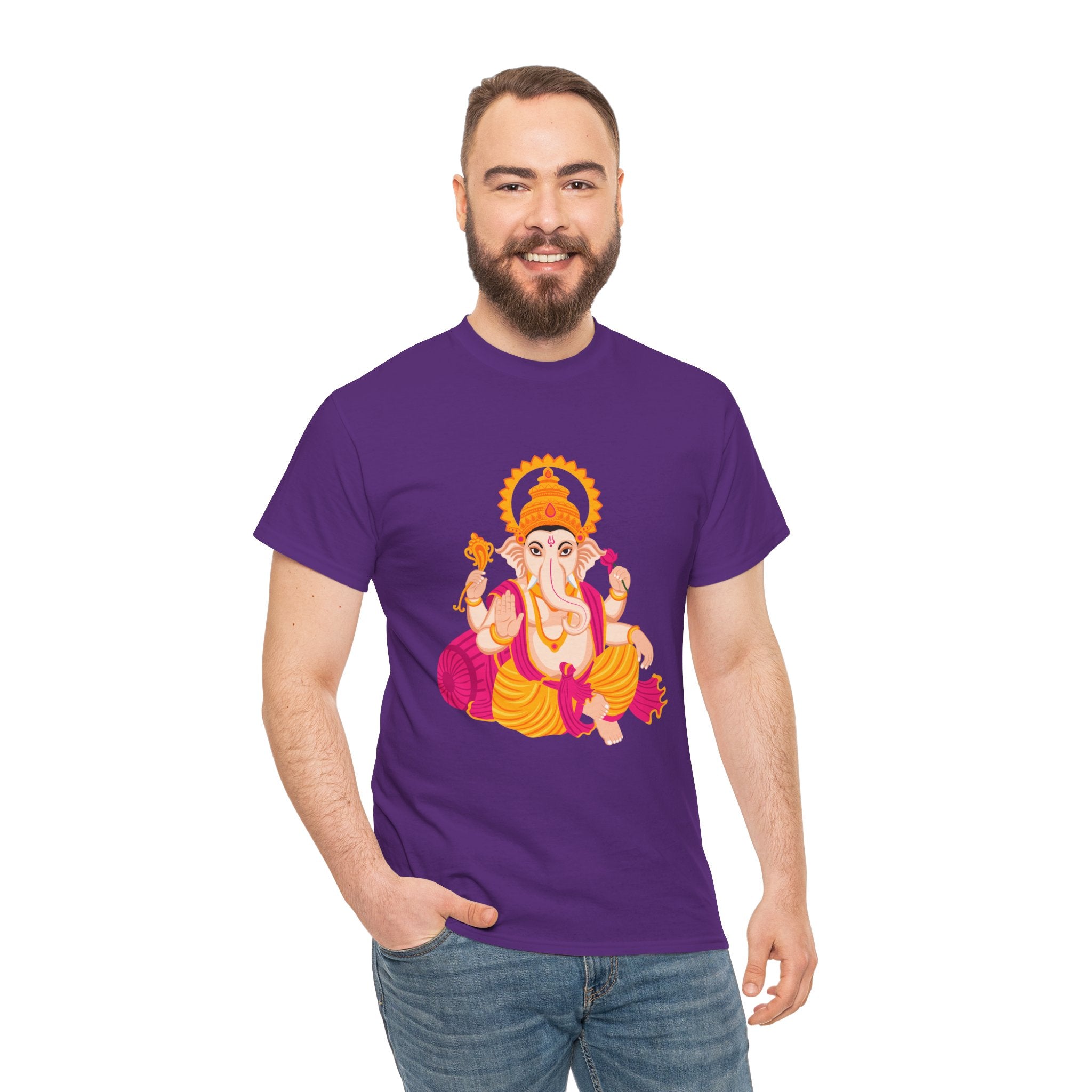 Ganpati Unisex Heavy Cotton Tee