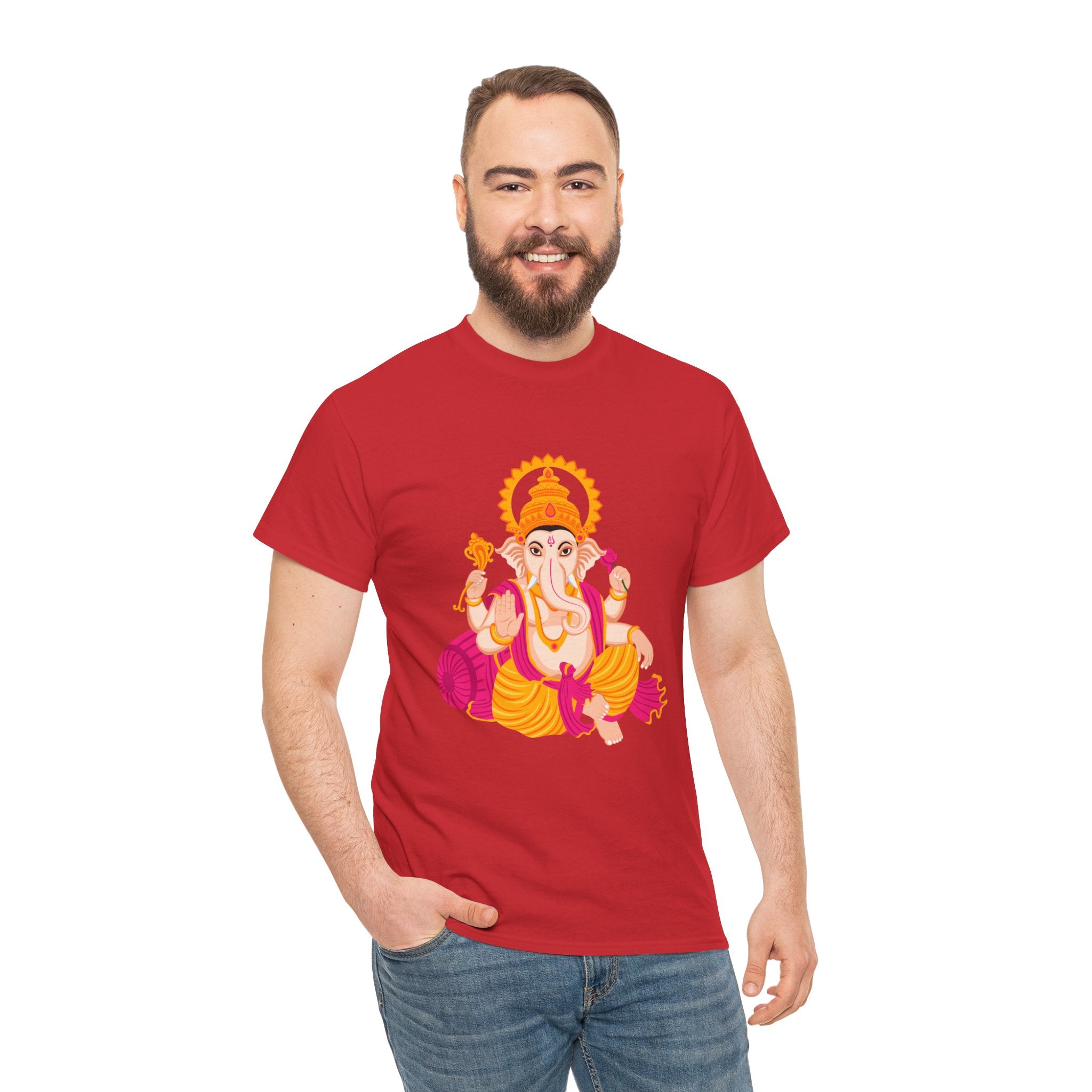 Ganpati Unisex Heavy Cotton Tee