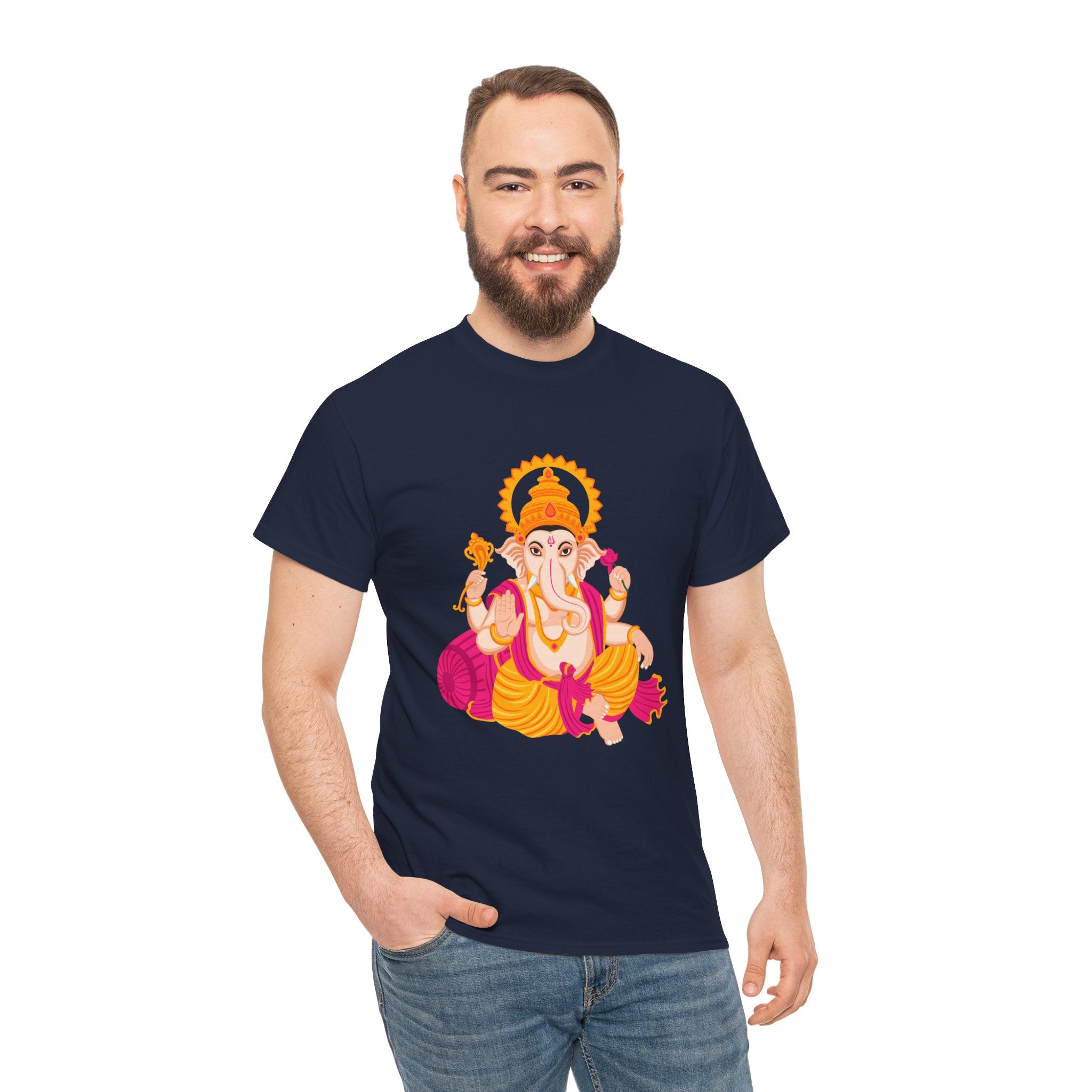 Ganpati Unisex Heavy Cotton Tee