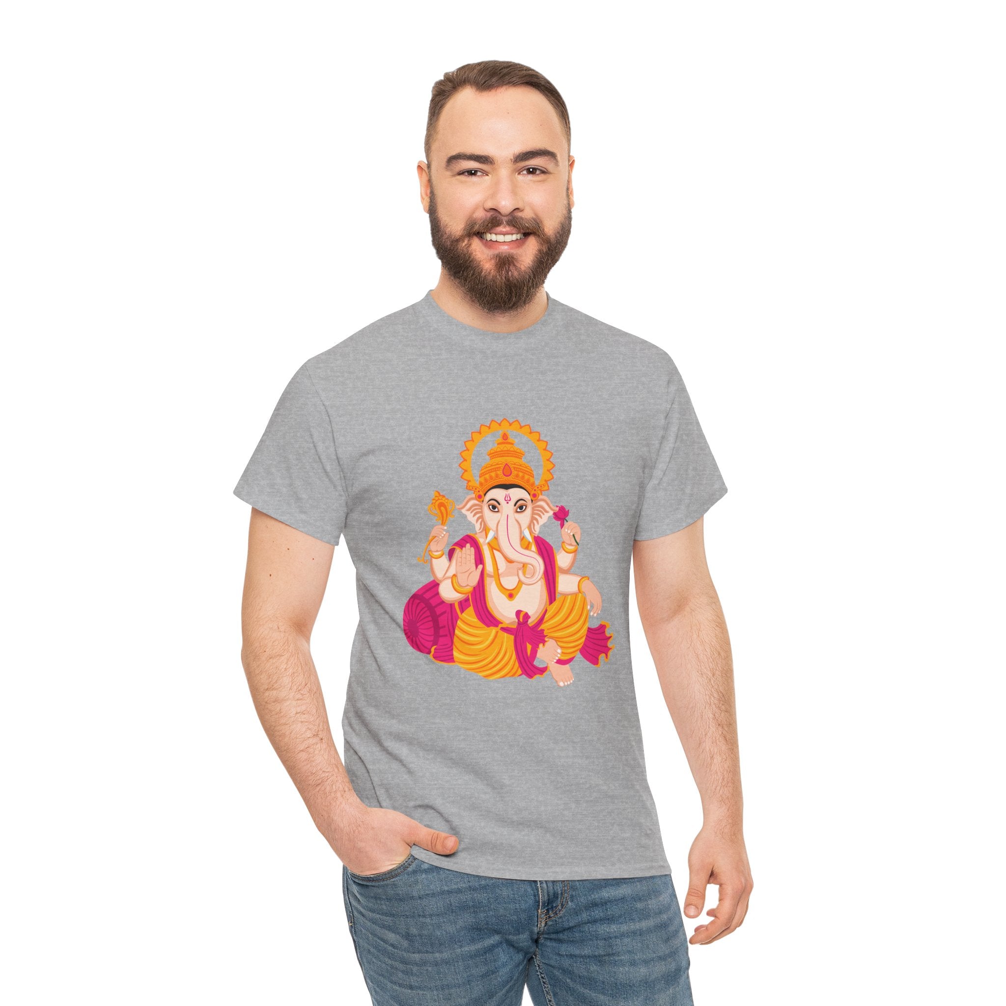 Ganpati Unisex Heavy Cotton Tee