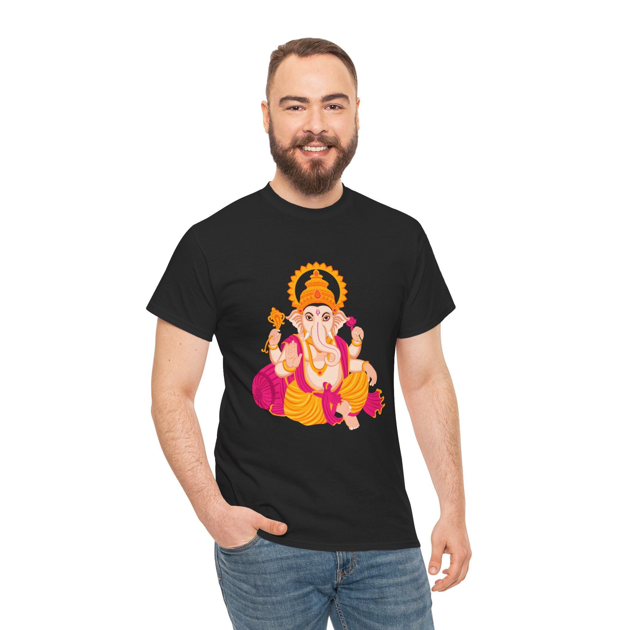 Ganpati Unisex Heavy Cotton Tee