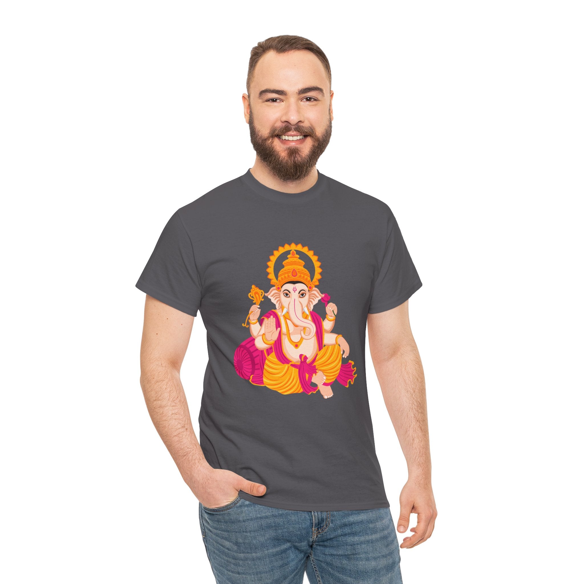 Ganpati Unisex Heavy Cotton Tee