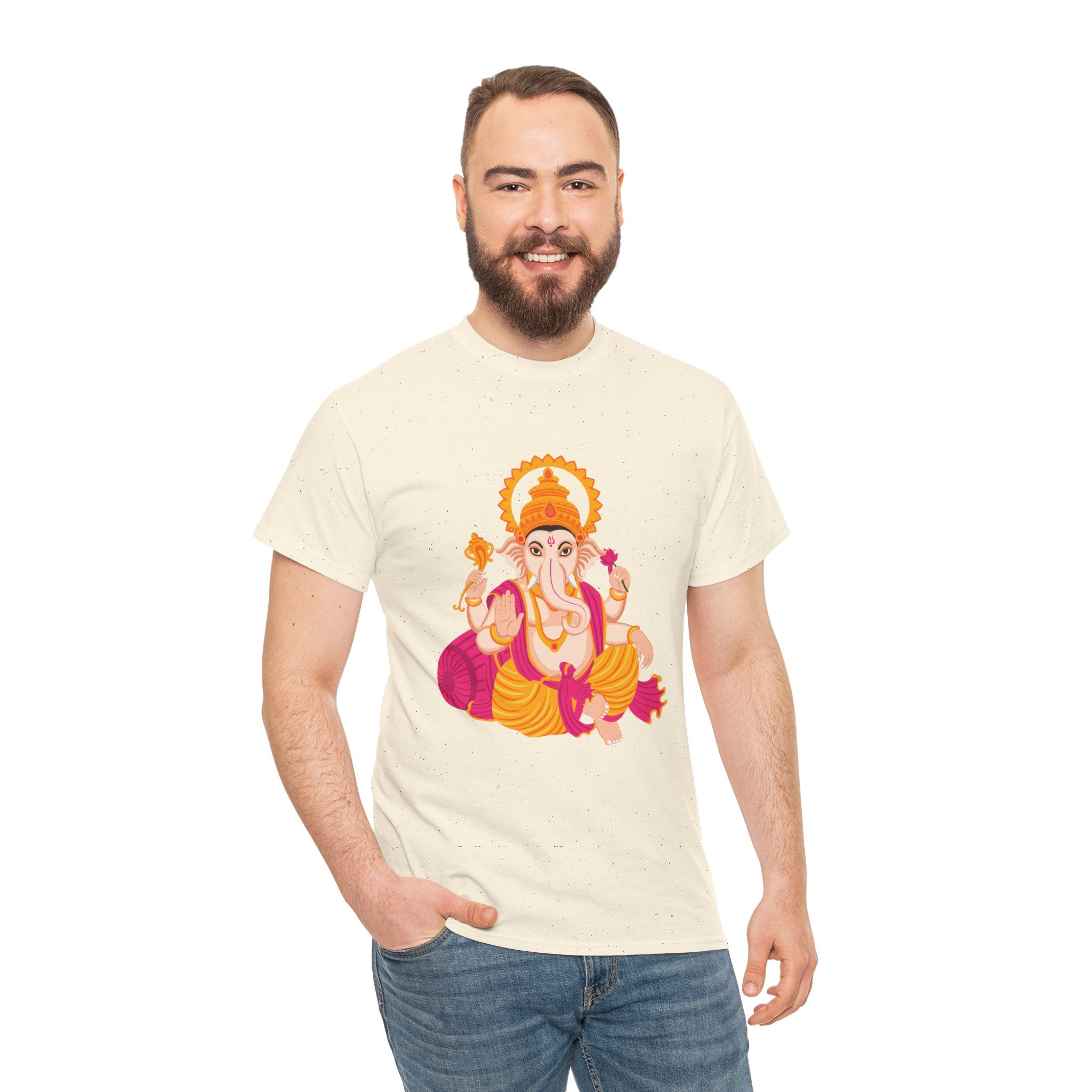 Ganpati Unisex Heavy Cotton Tee