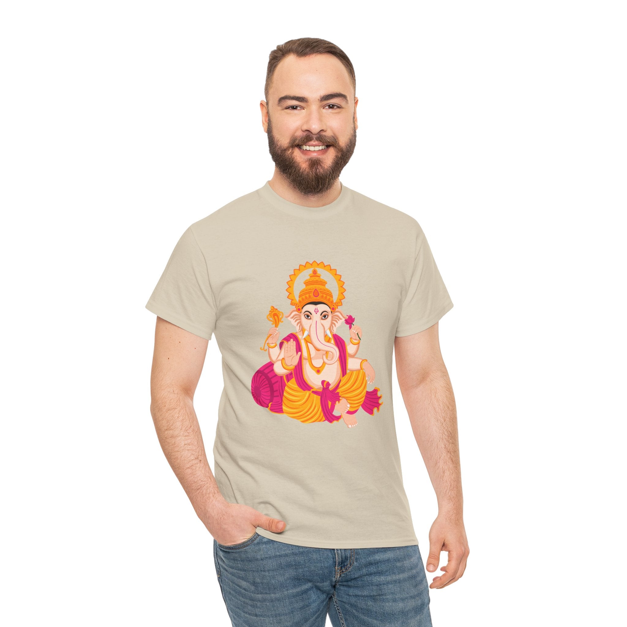 Ganpati Unisex Heavy Cotton Tee