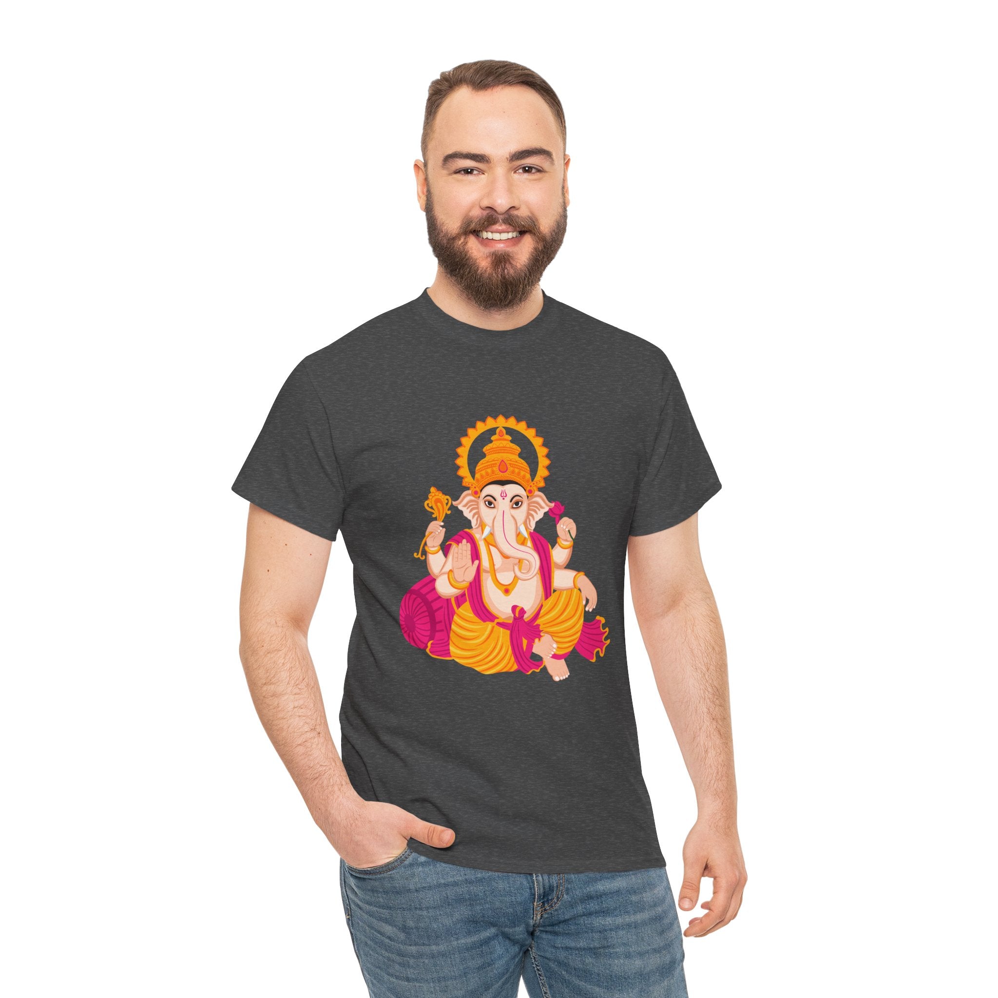 Ganpati Unisex Heavy Cotton Tee