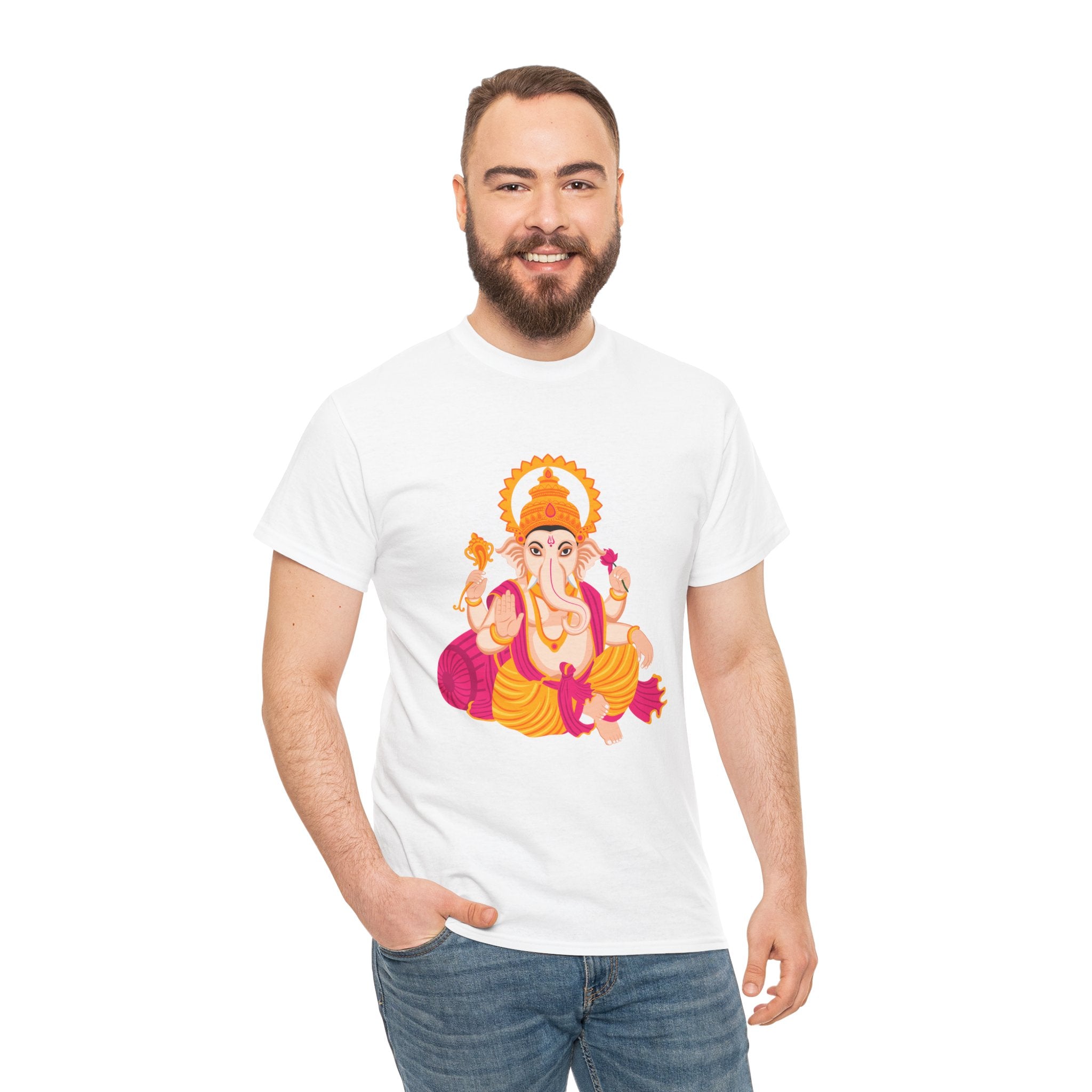 Ganpati Unisex Heavy Cotton Tee