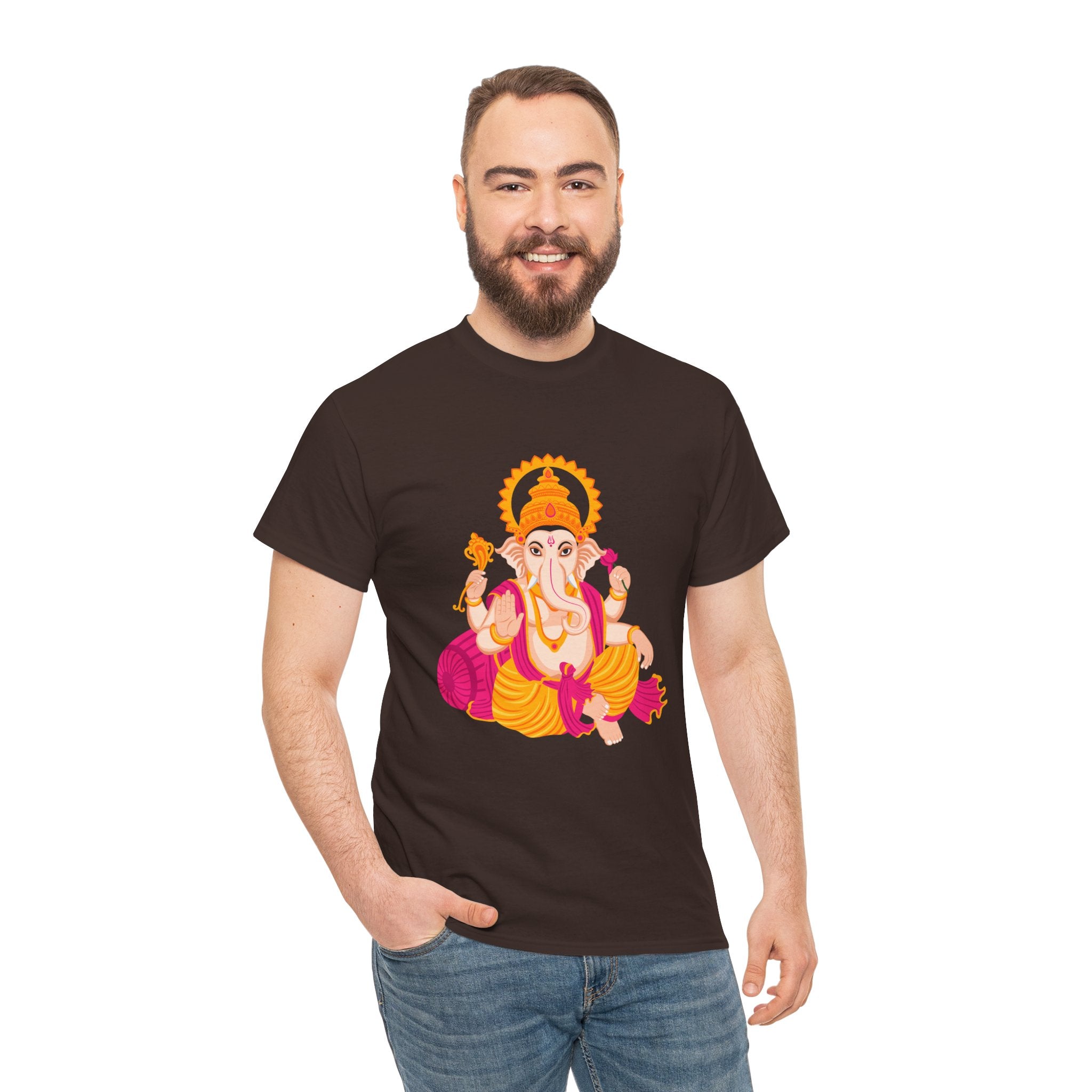 Ganpati Unisex Heavy Cotton Tee
