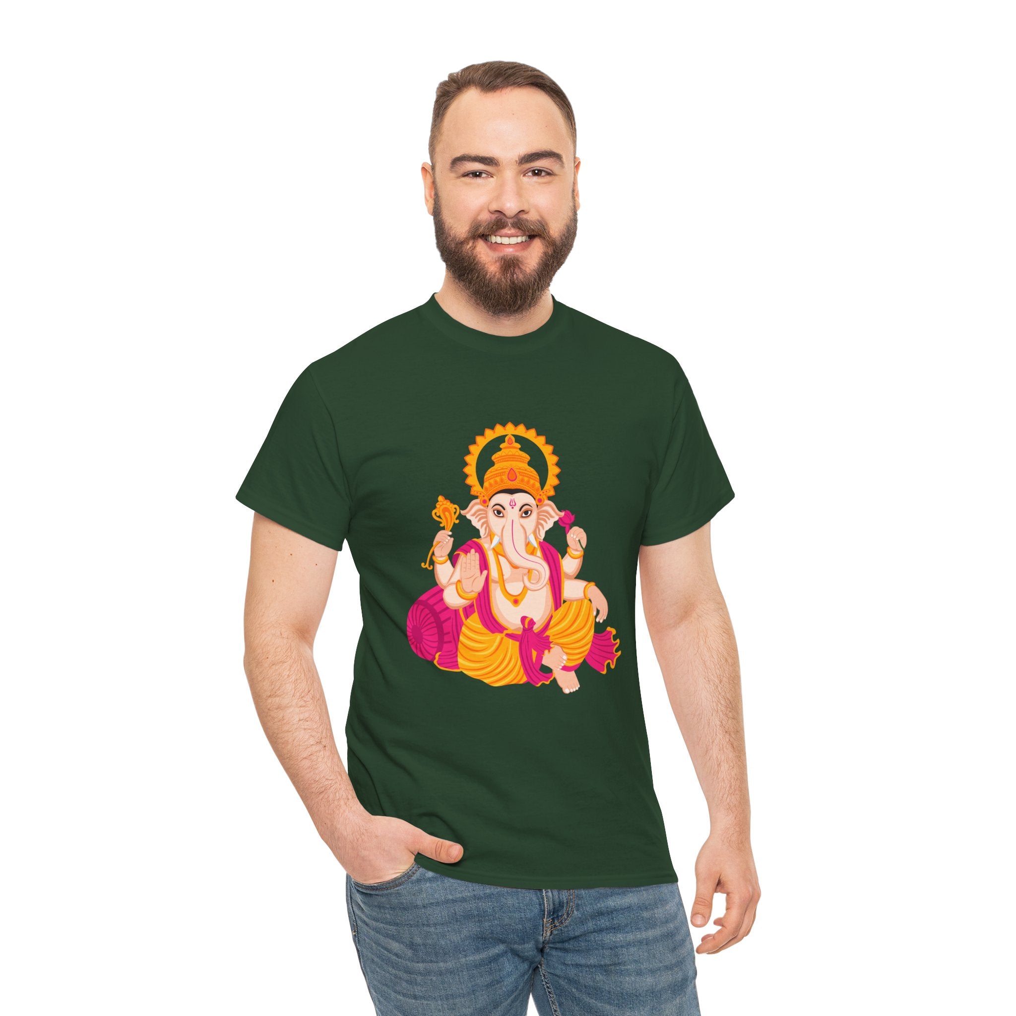Ganpati Unisex Heavy Cotton Tee