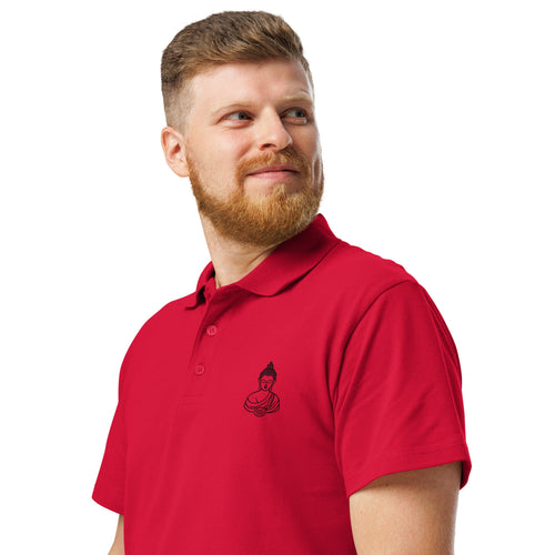 Buddha Premium pique polo shirt - Nookshi