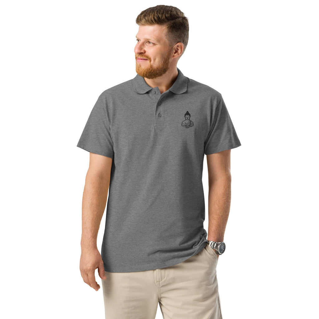 Buddha Premium pique polo shirt - Nookshi