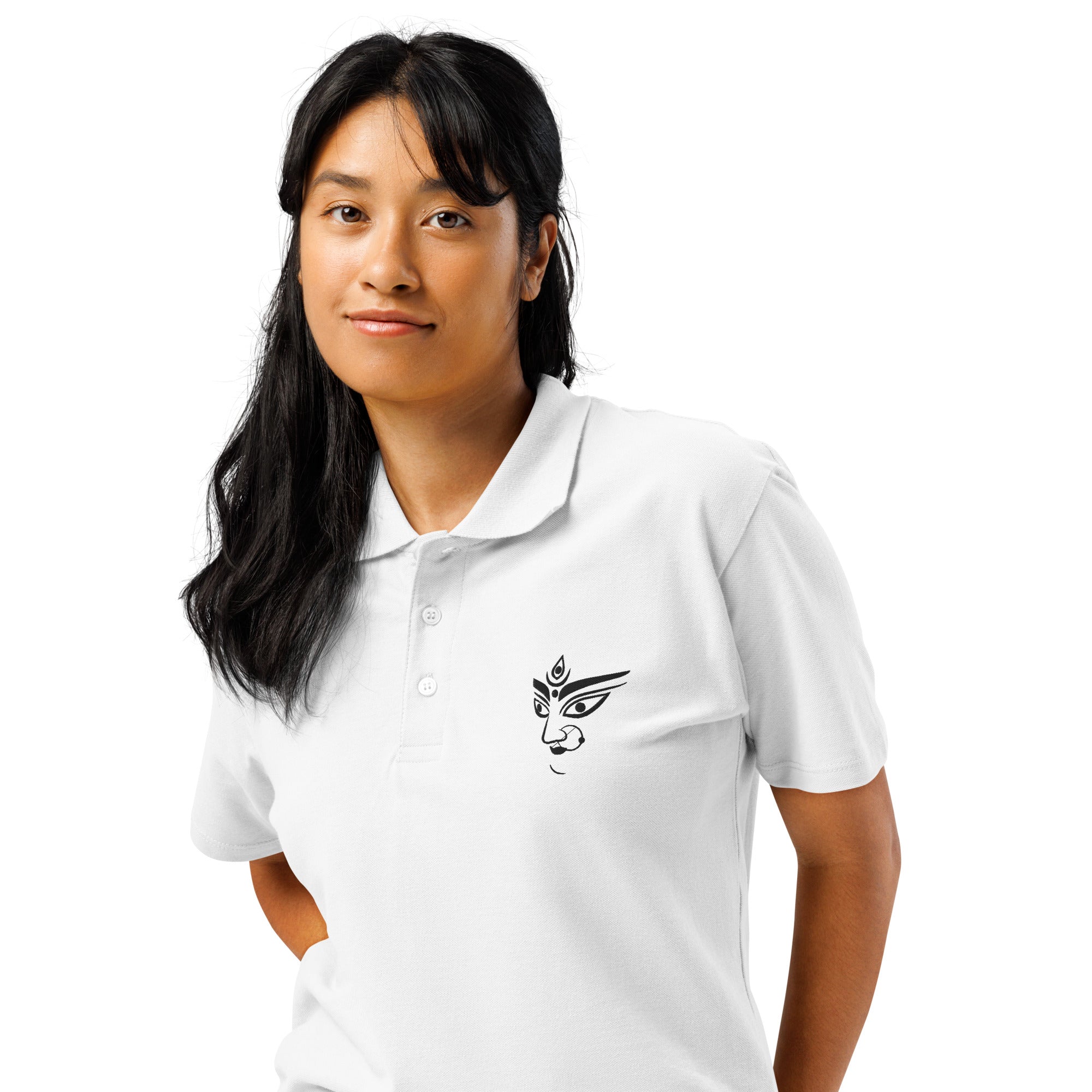 Durga Ma Premium pique polo shirt - Nookshi