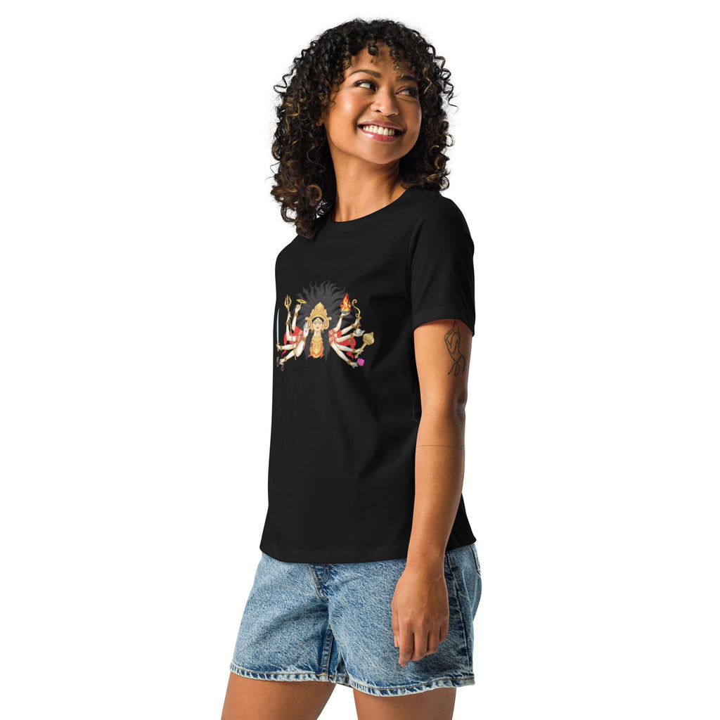 Durga Ma Women's Relaxed T-Shirt - Nookshi