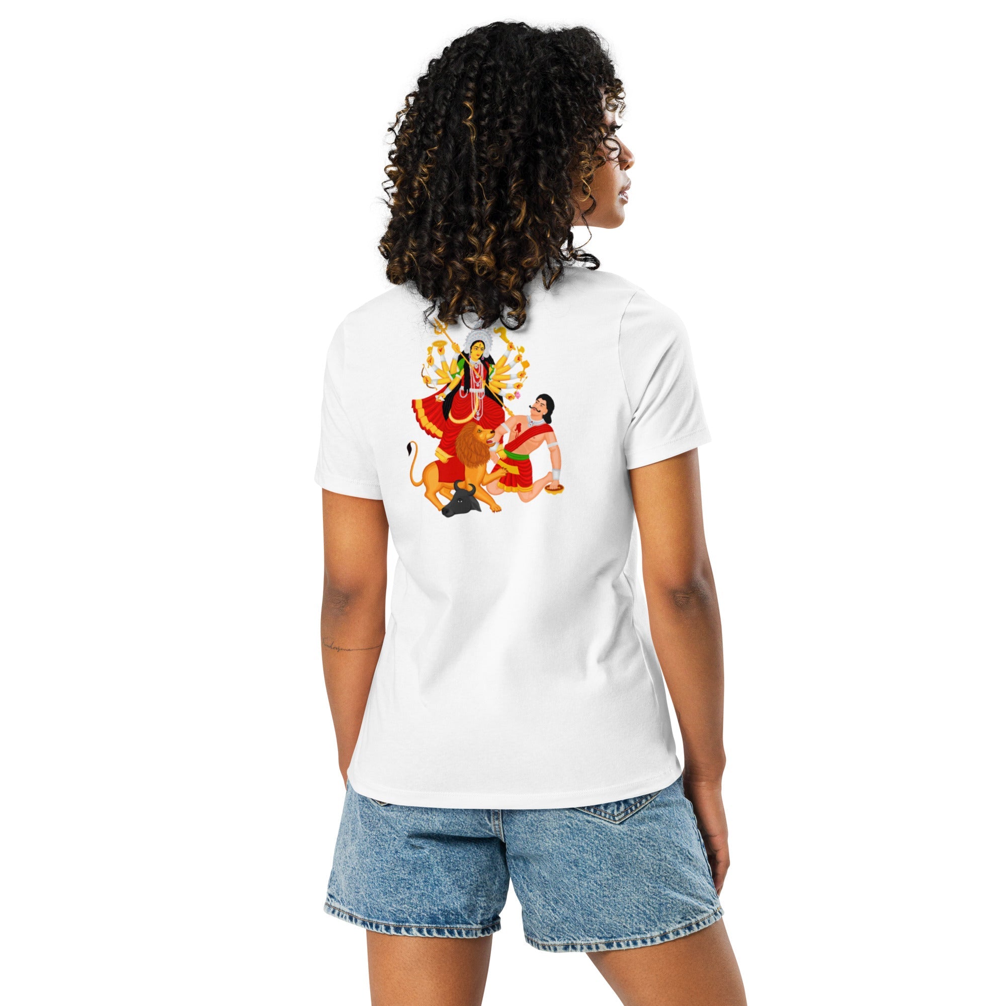 Durga Ma Women's Relaxed T-Shirt - Nookshi