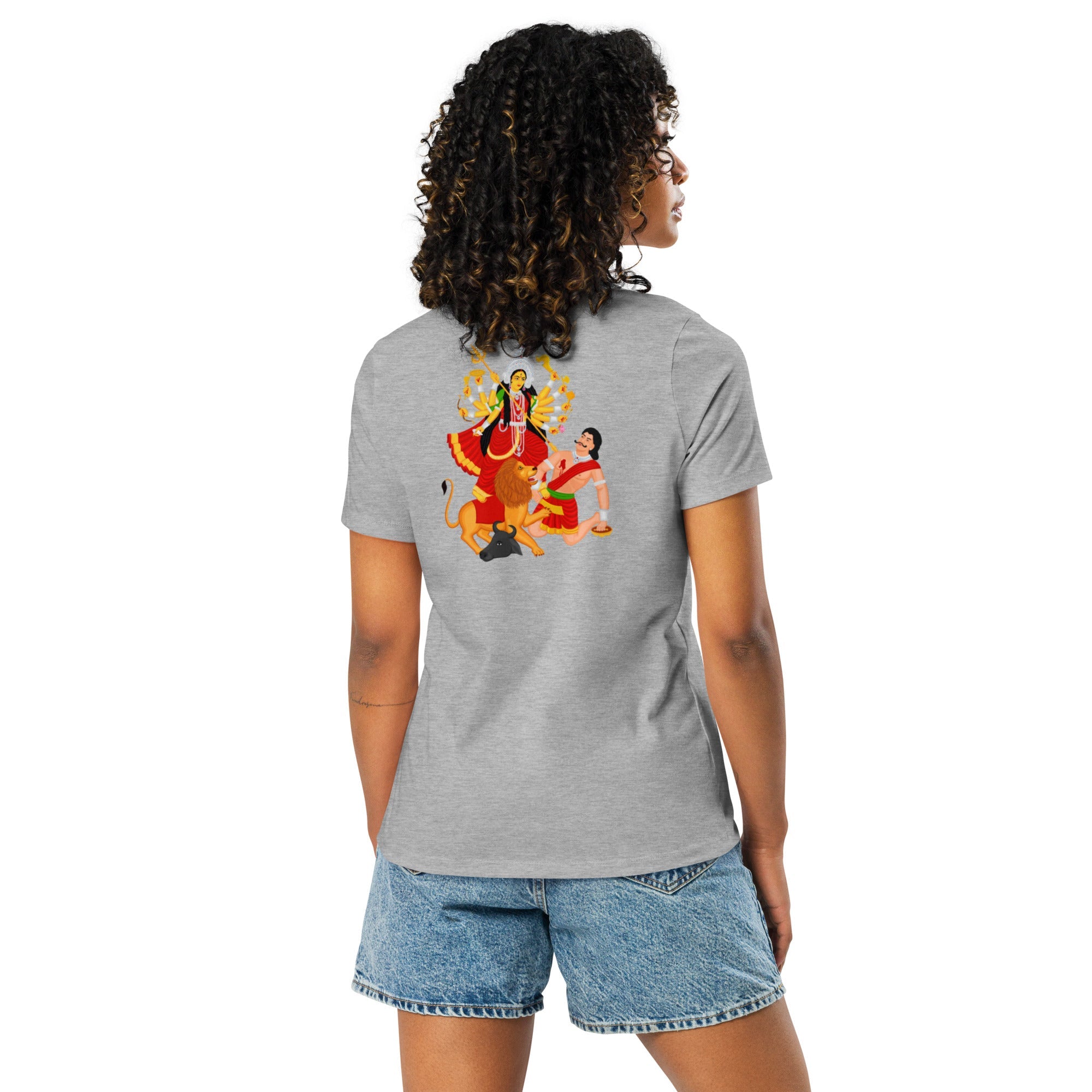 Durga Ma Women's Relaxed T-Shirt - Nookshi