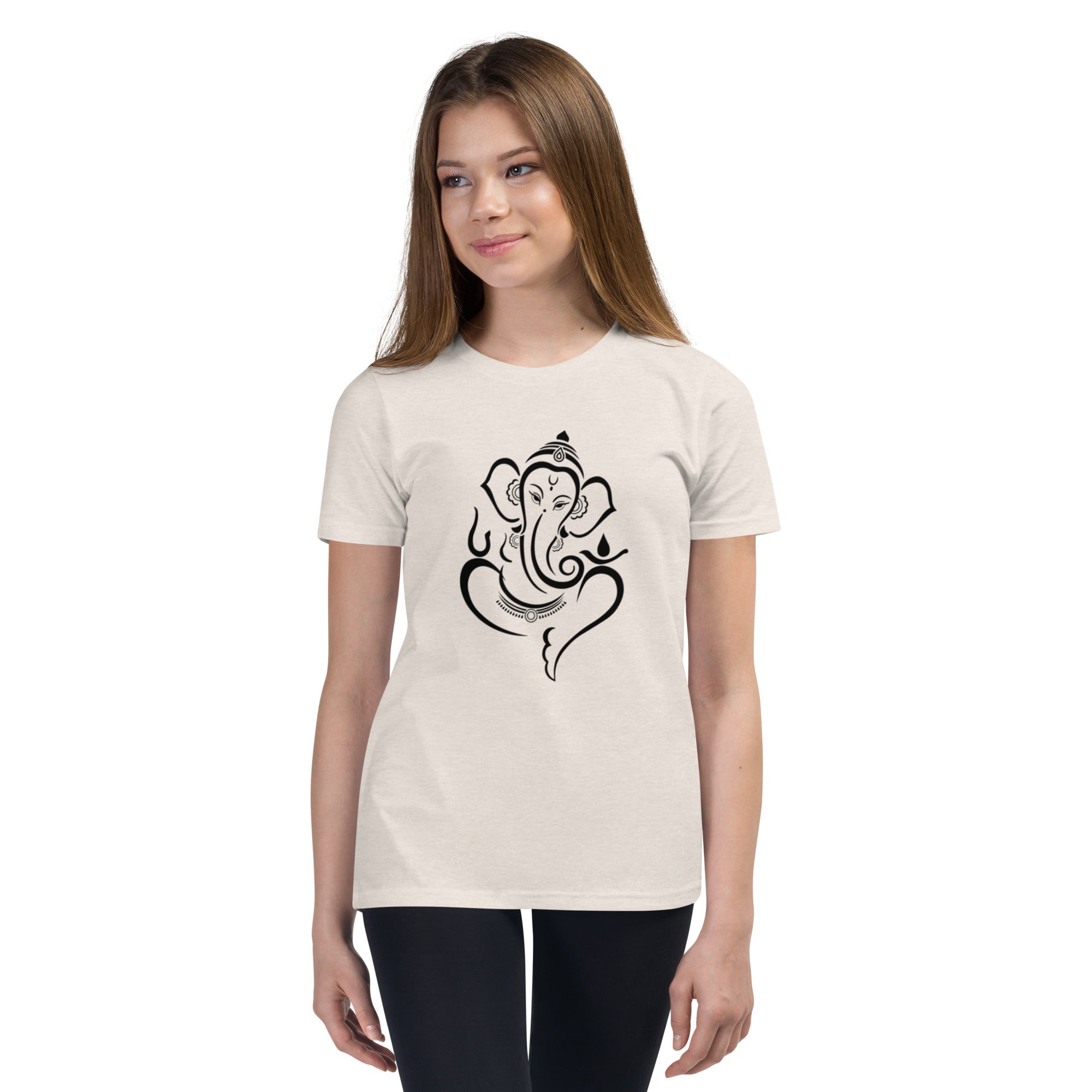 Ganpati Baba Girl Short Sleeve T-Shirt - Nookshi