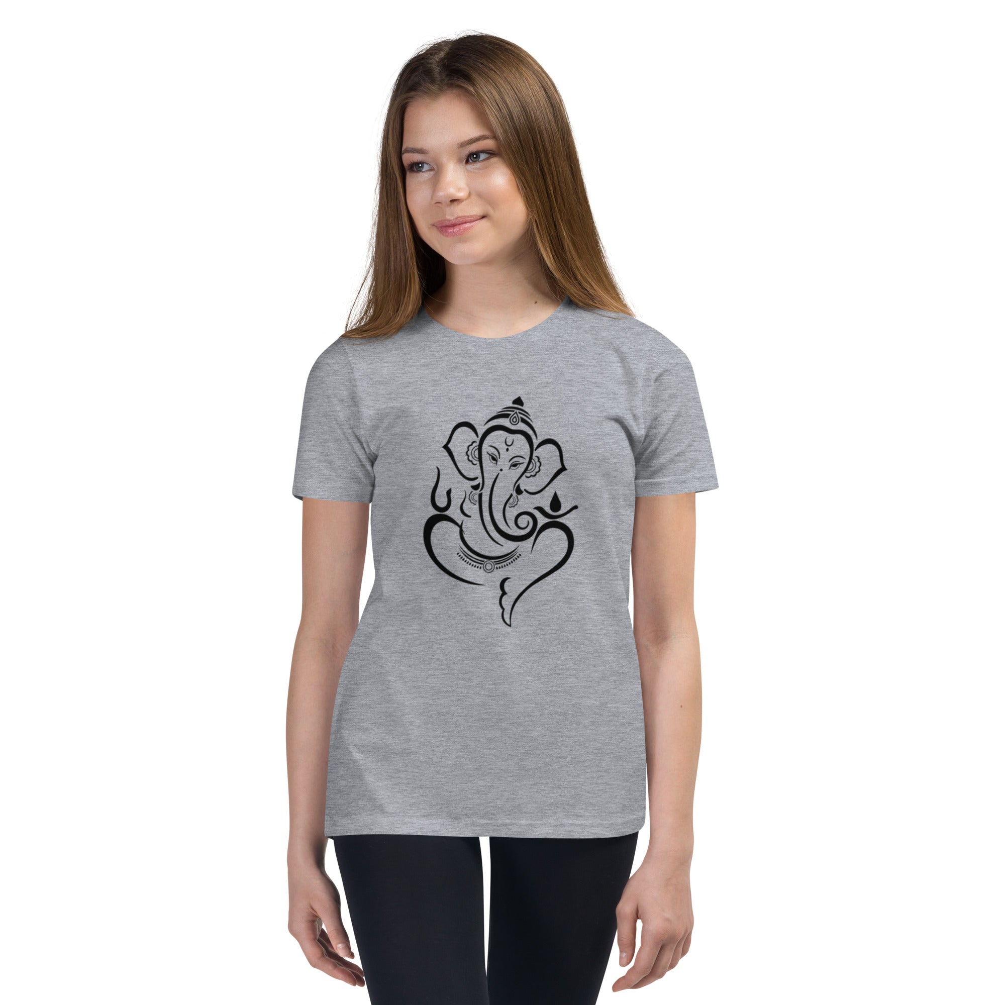 Ganpati Baba Girl Short Sleeve T-Shirt - Nookshi