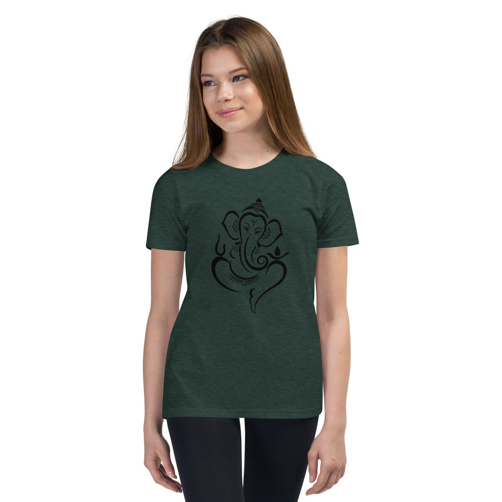 Ganpati Baba Girl Short Sleeve T-Shirt - Nookshi