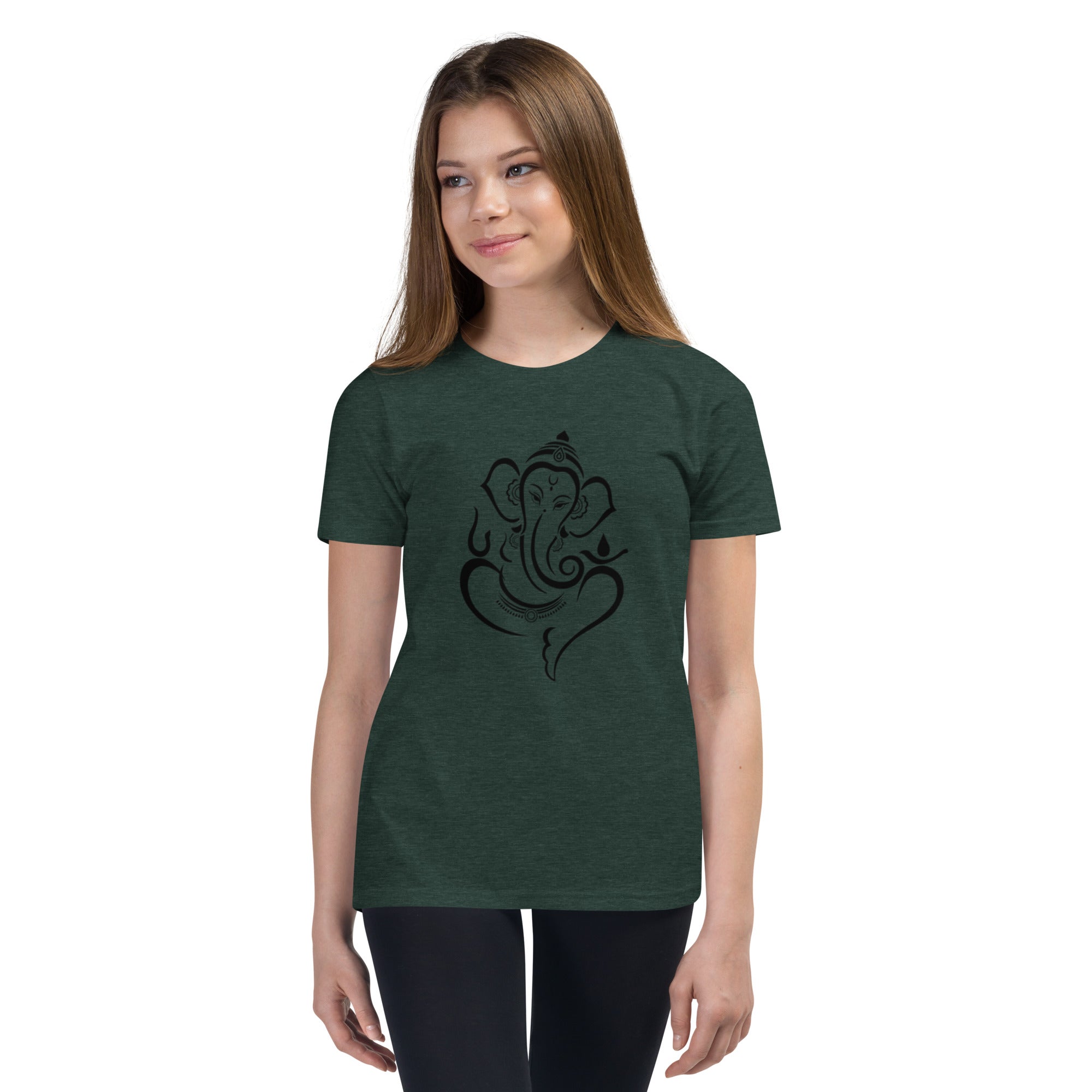 Ganpati Baba Girl Short Sleeve T-Shirt - Nookshi