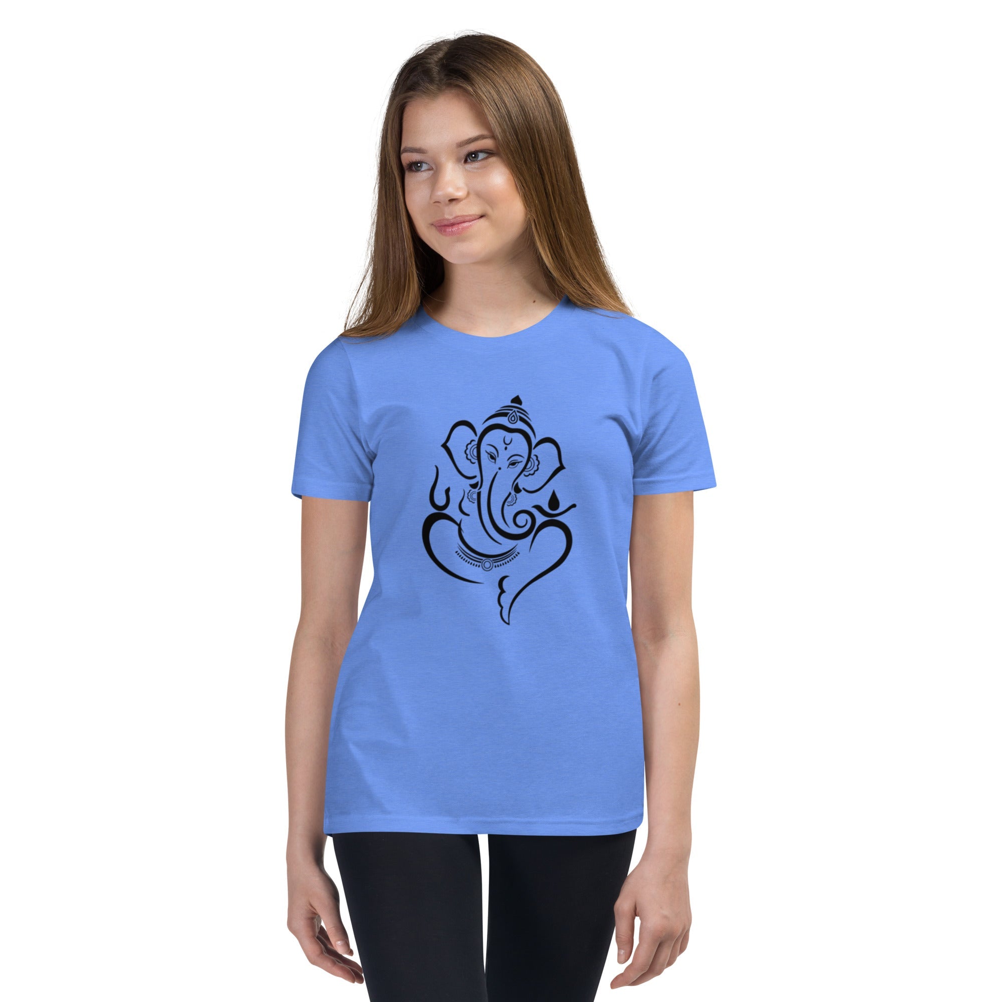 Ganpati Baba Girl Short Sleeve T-Shirt - Nookshi