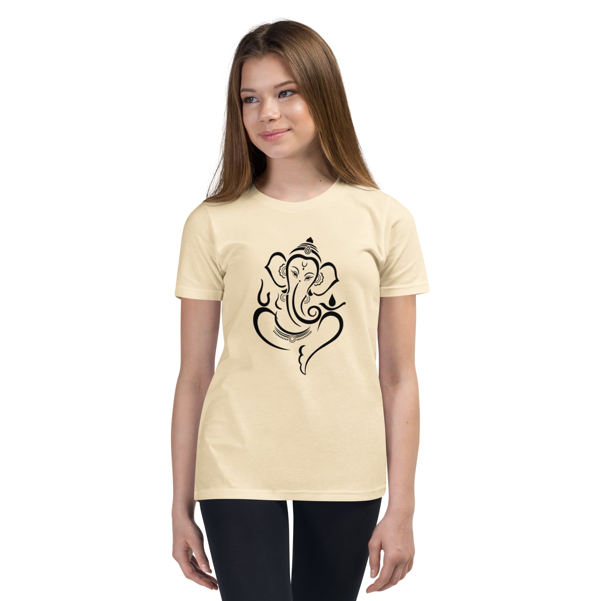 Ganpati Baba Girl Short Sleeve T-Shirt - Nookshi