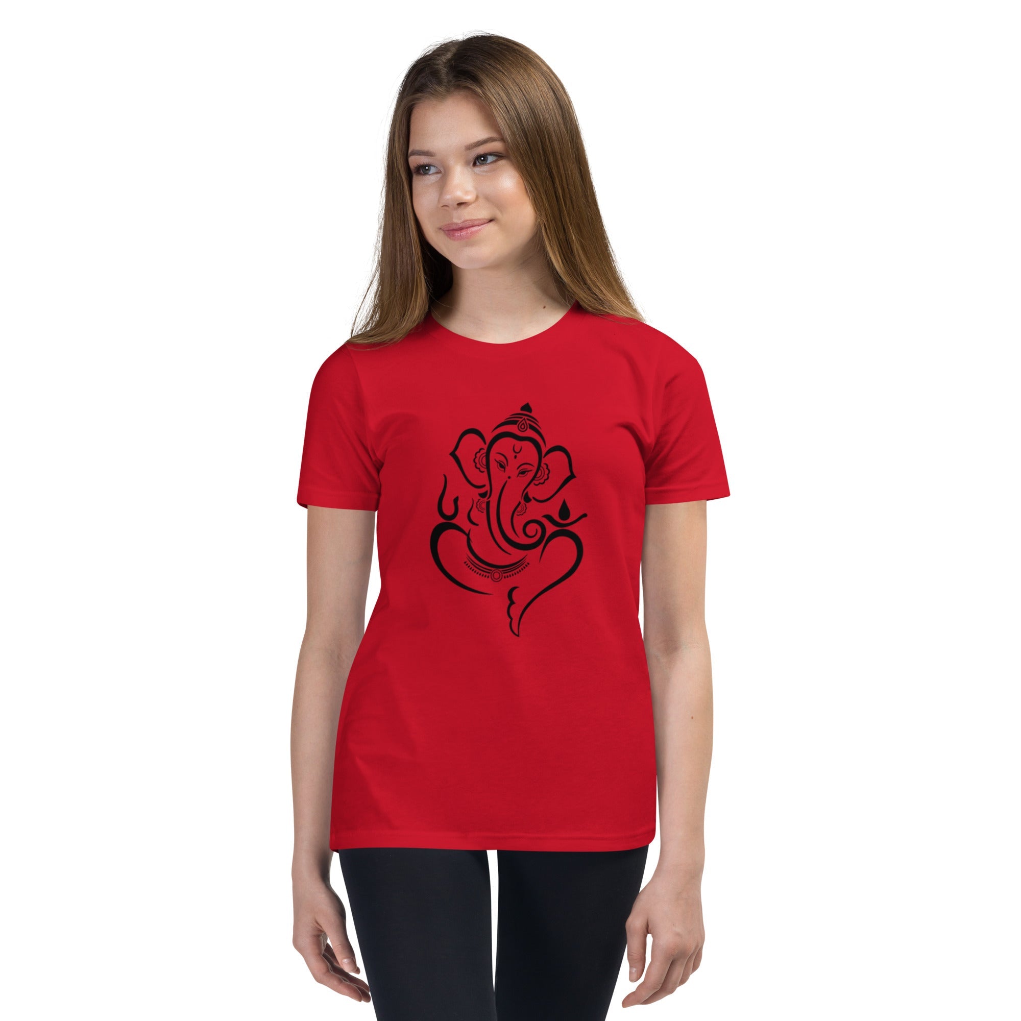 Ganpati Baba Girl Short Sleeve T-Shirt - Nookshi