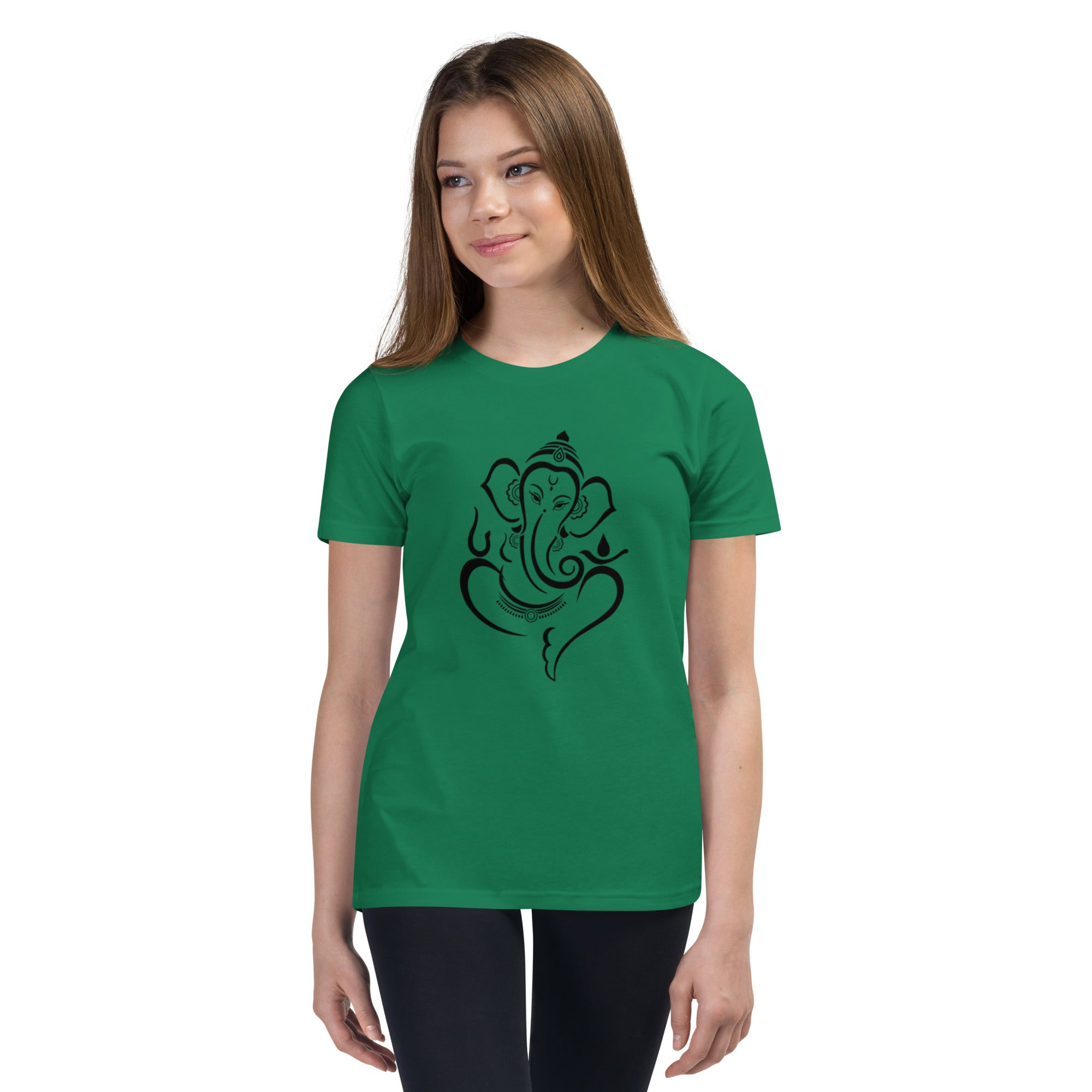 Ganpati Baba Girl Short Sleeve T-Shirt - Nookshi