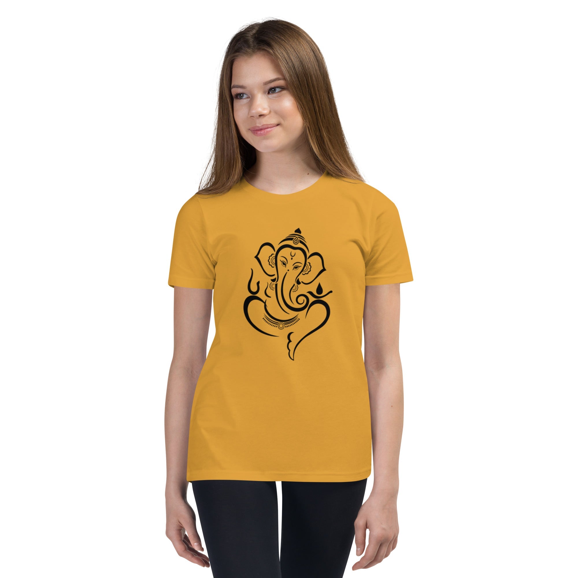 Ganpati Baba Girl Short Sleeve T-Shirt - Nookshi