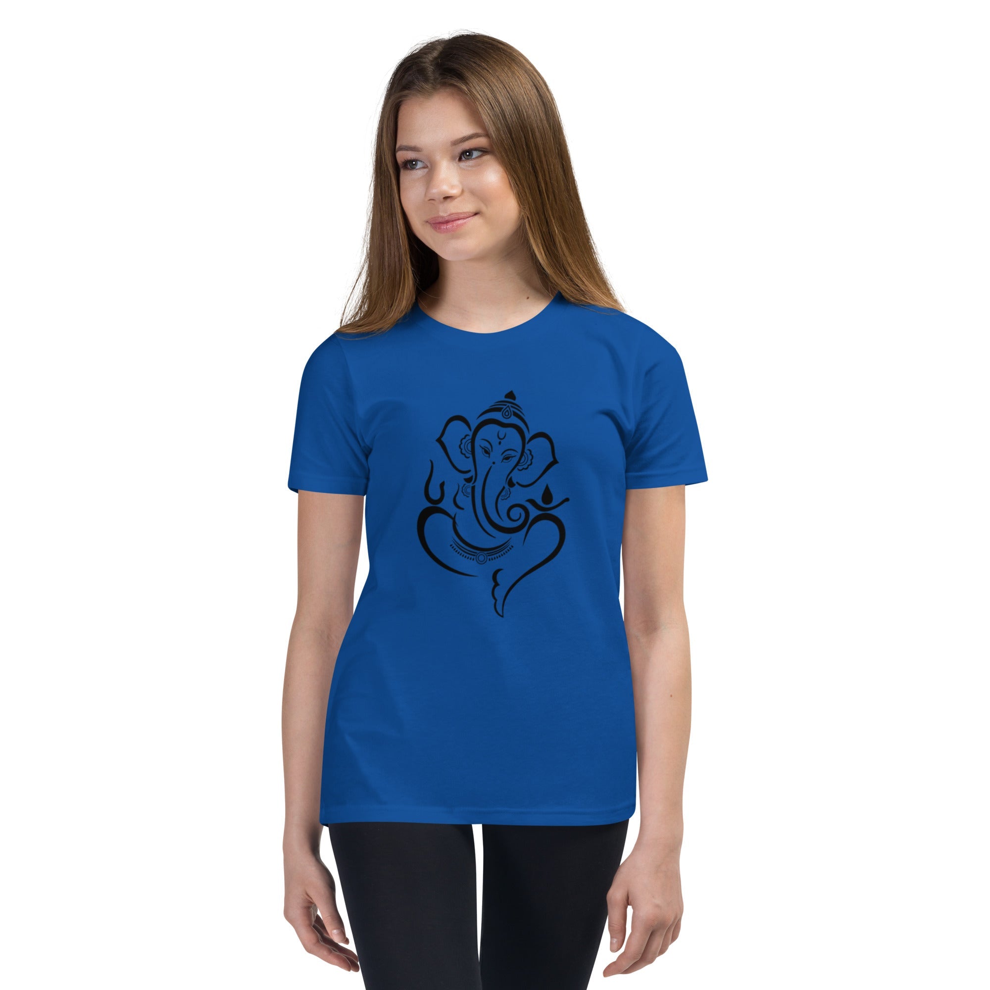 Ganpati Baba Girl Short Sleeve T-Shirt - Nookshi