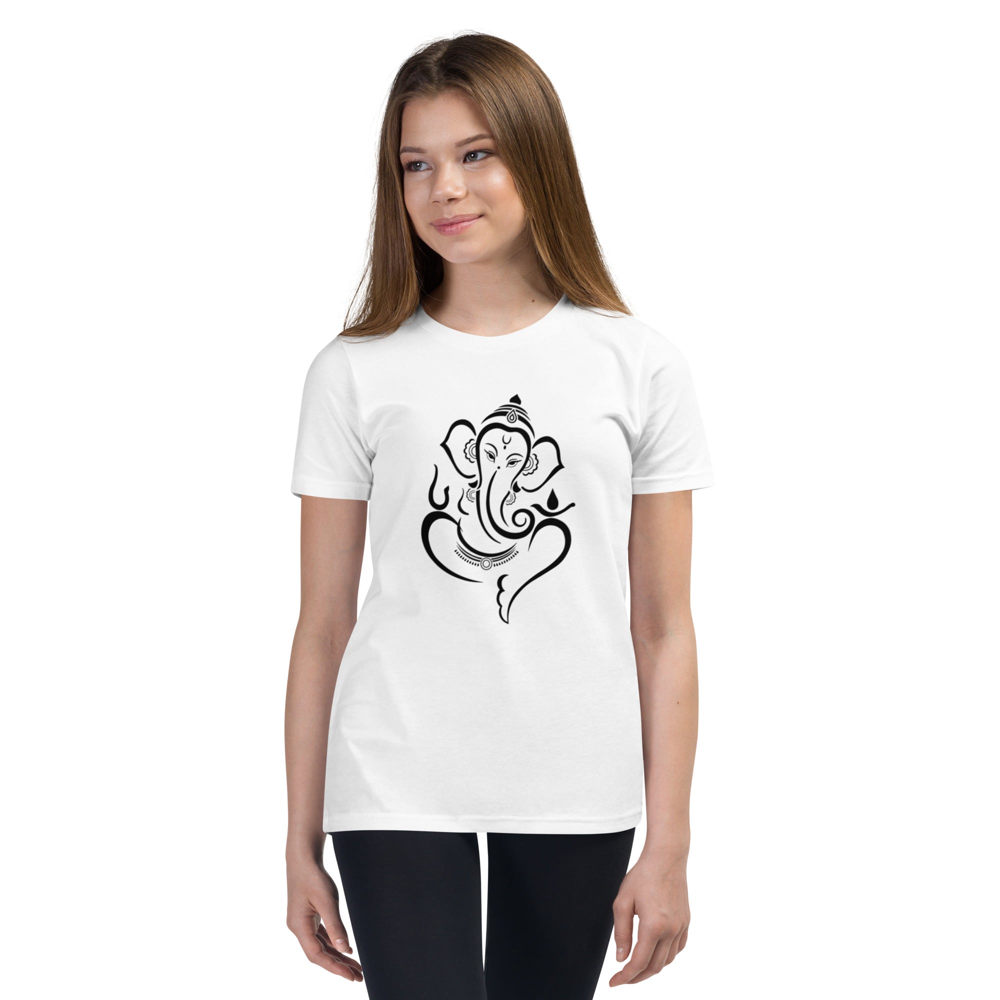 Ganpati Baba Girl Short Sleeve T-Shirt - Nookshi