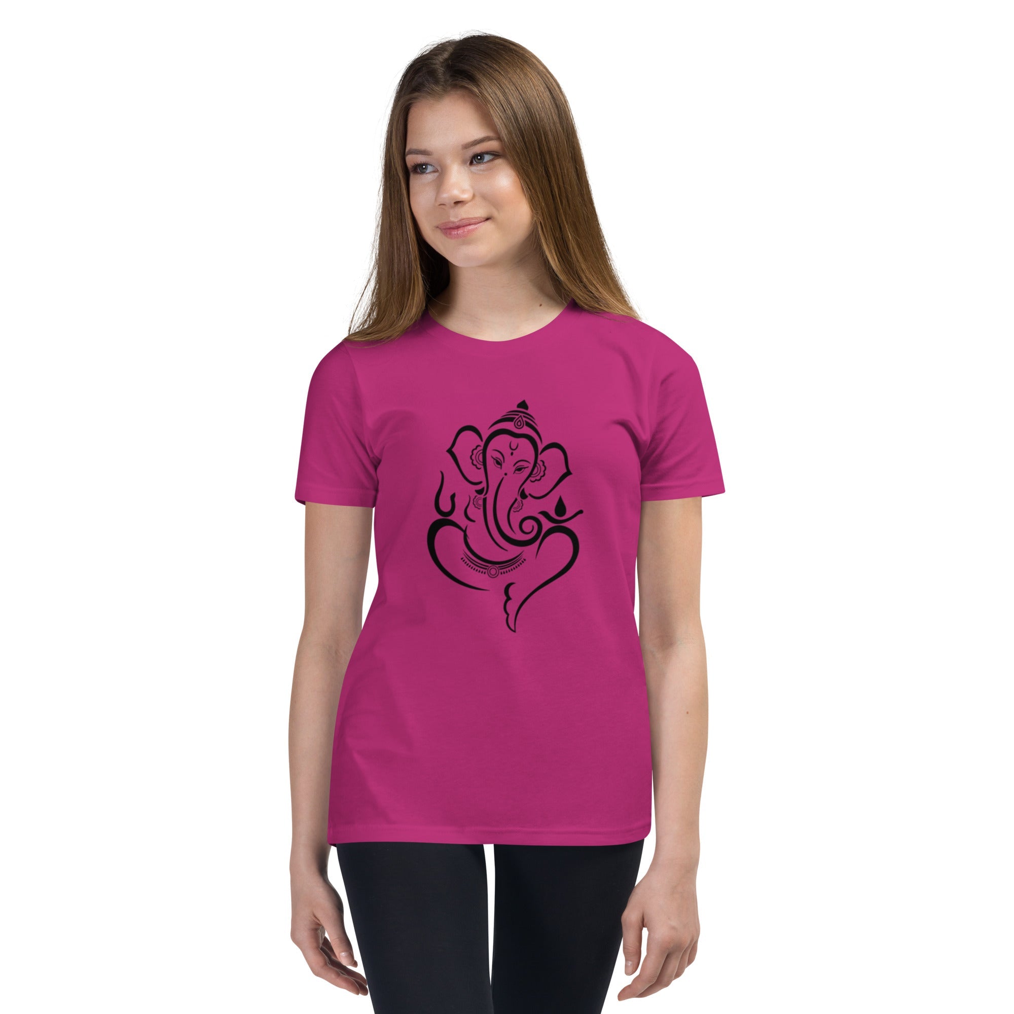 Ganpati Baba Girl Short Sleeve T-Shirt - Nookshi