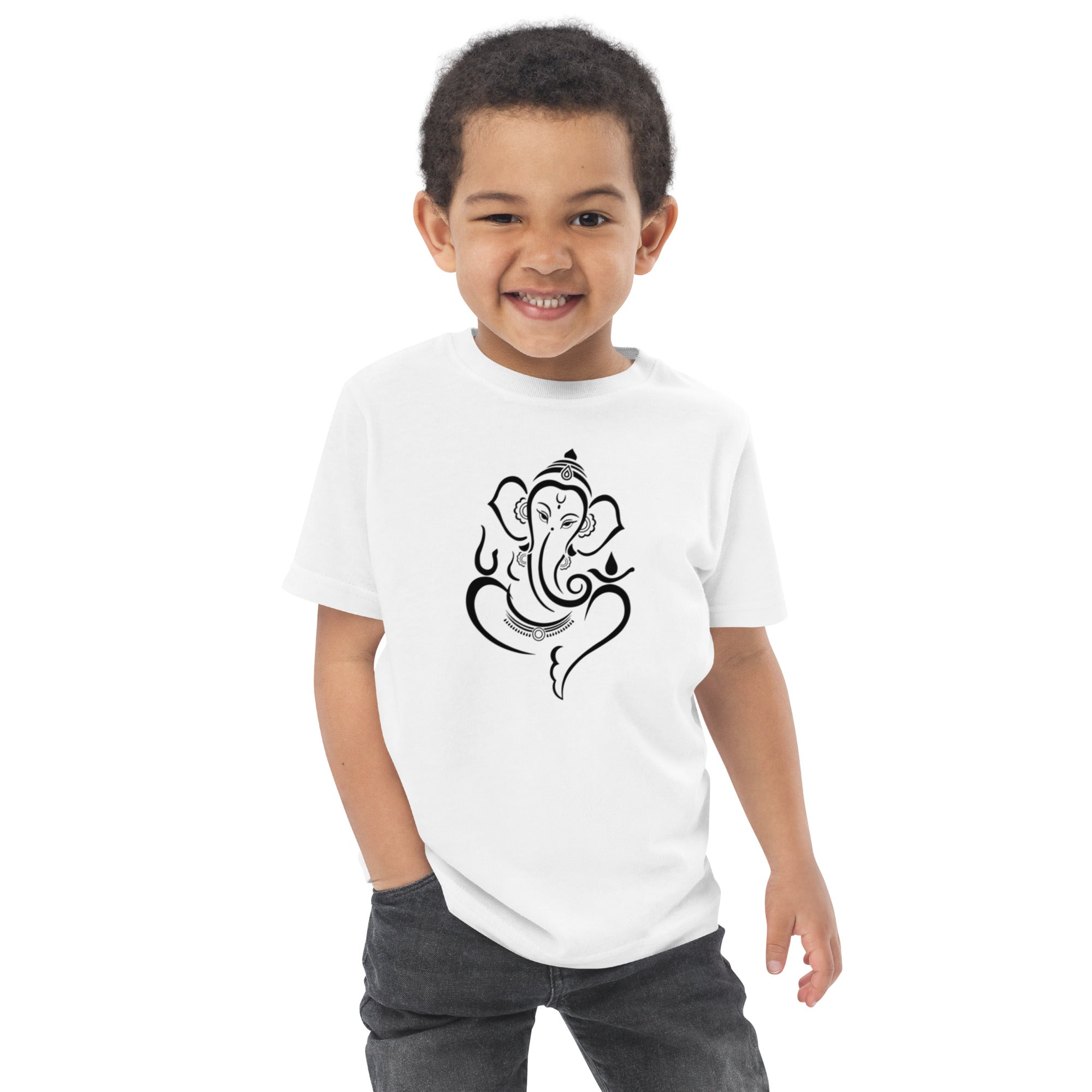 Ganpati Toddler jersey t-shirt - Nookshi
