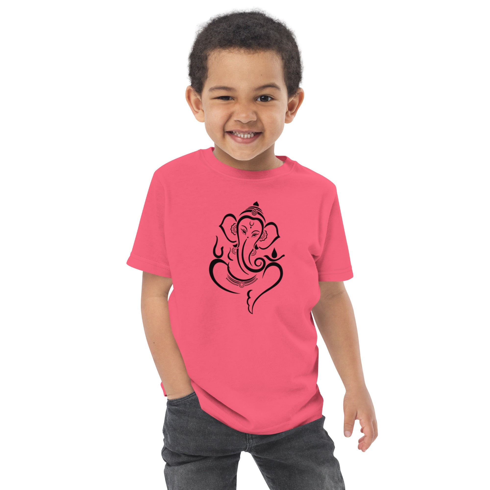 Ganpati Toddler jersey t-shirt - Nookshi