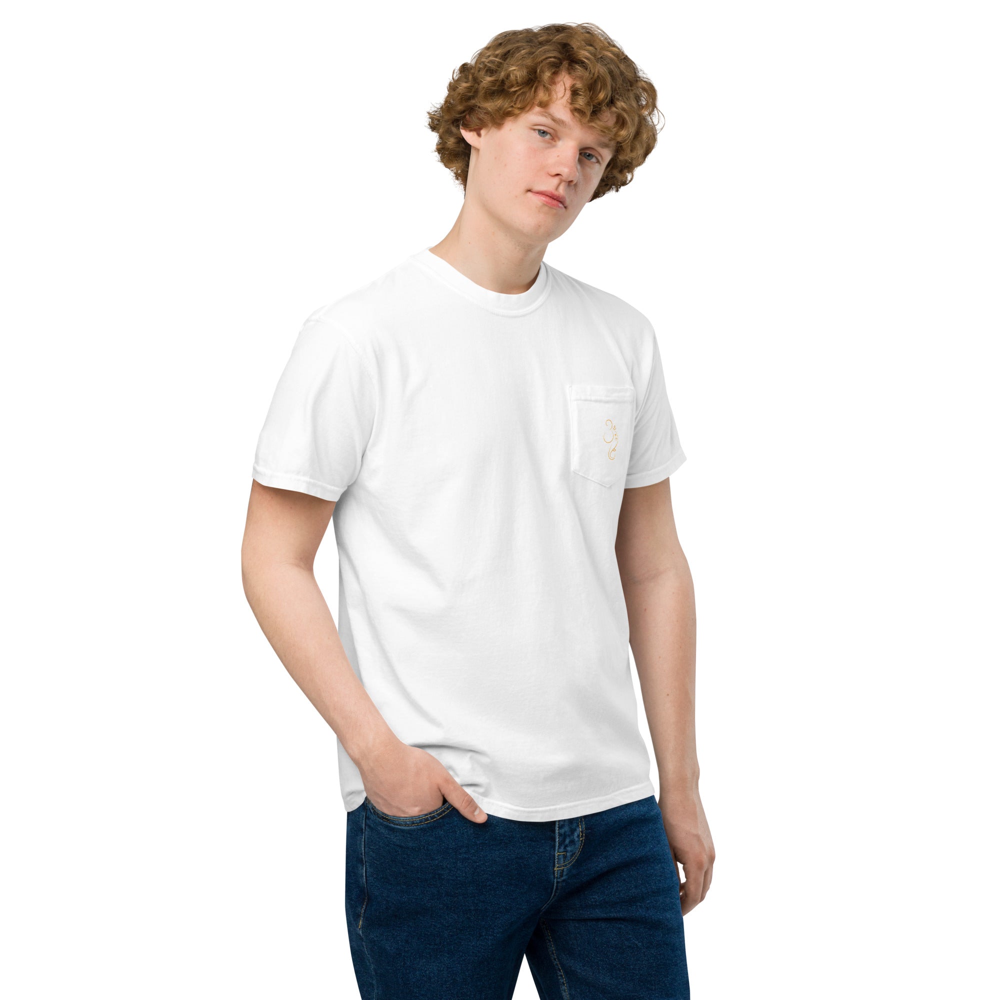 Ganpati Unisex garment - dyed pocket t-shirt - Nookshi