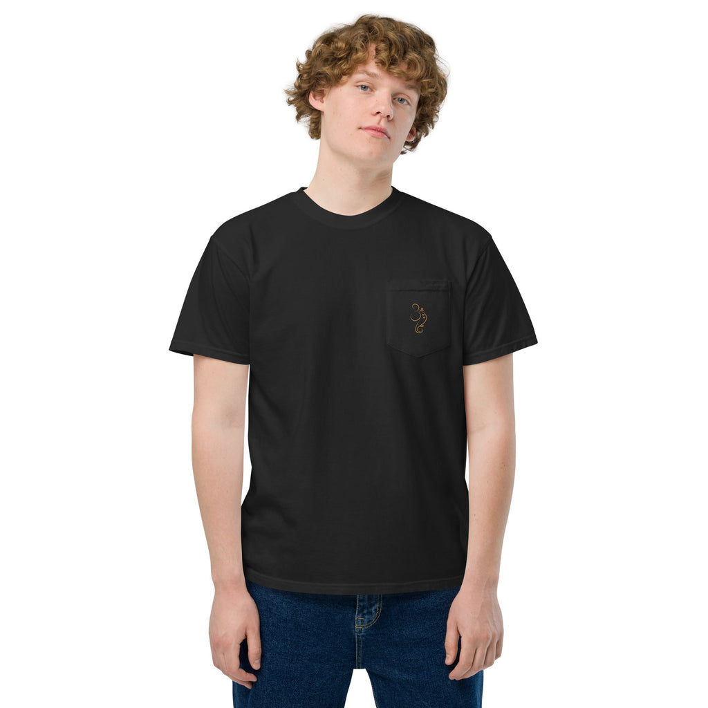 Ganpati Unisex garment - dyed pocket t-shirt - Nookshi