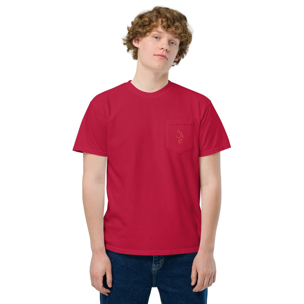 Ganpati Unisex garment - dyed pocket t-shirt - Nookshi