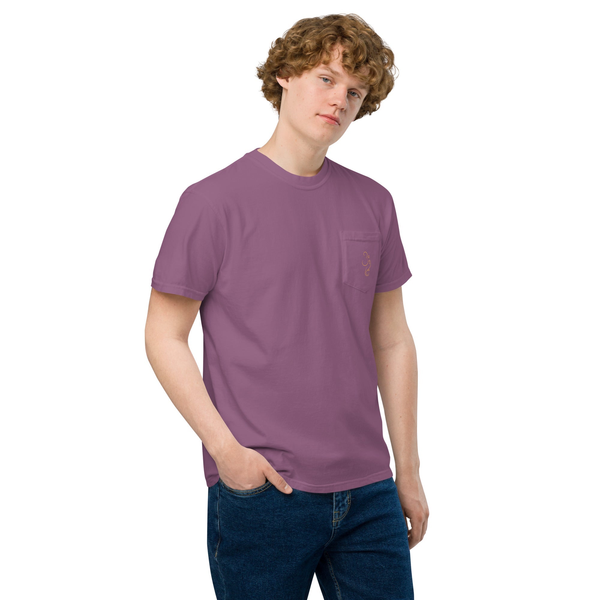 Ganpati Unisex garment - dyed pocket t-shirt - Nookshi