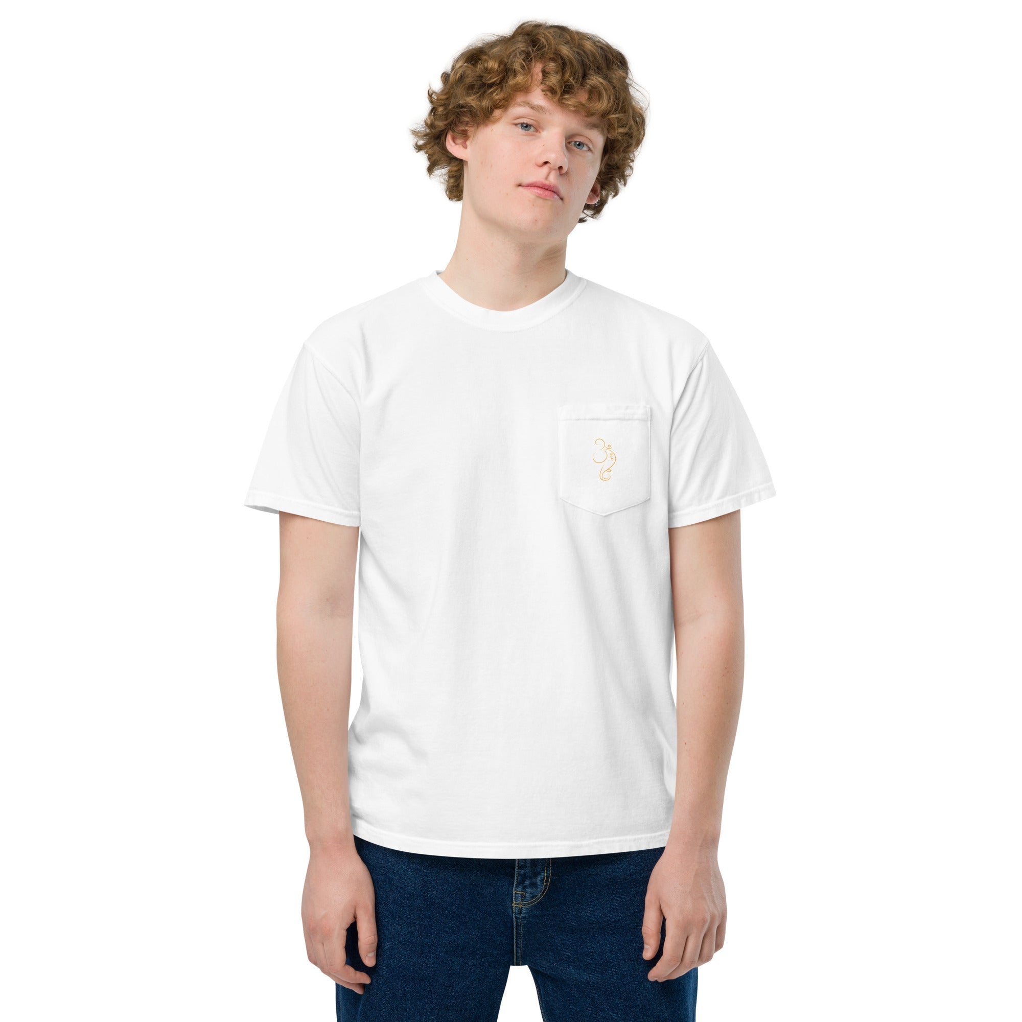 Ganpati Unisex garment - dyed pocket t-shirt - Nookshi