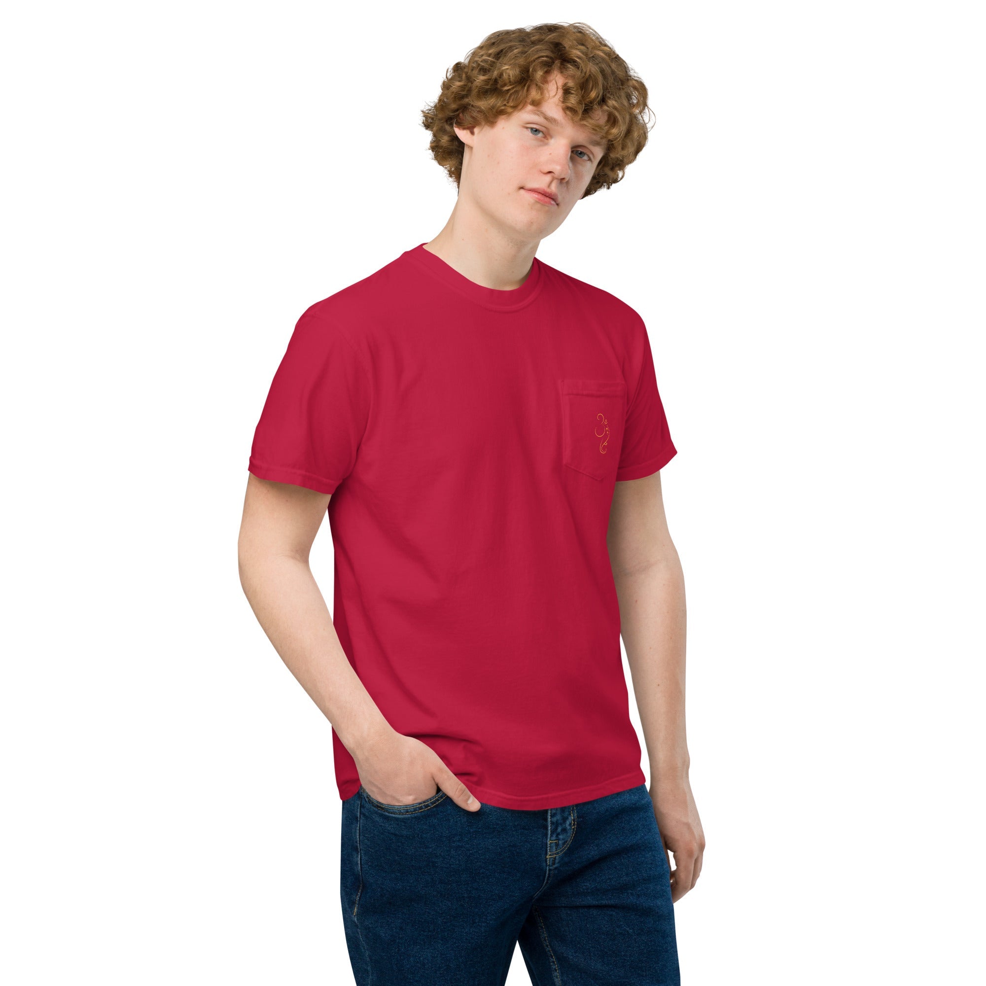 Ganpati Unisex garment - dyed pocket t-shirt - Nookshi
