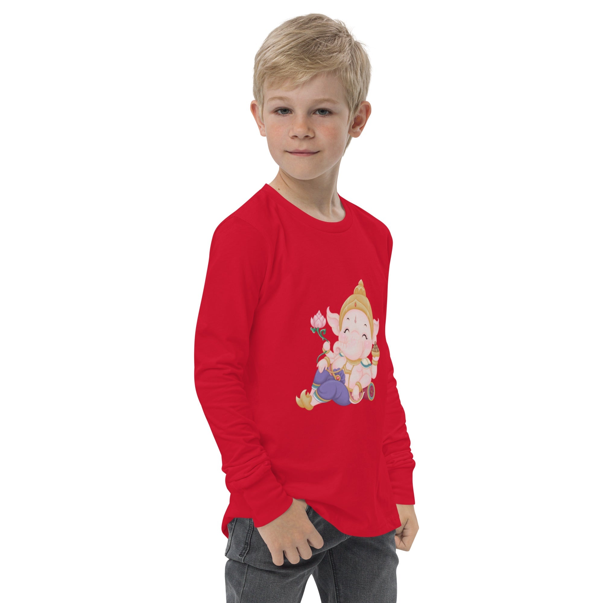 Ganpati Youth long sleeve tee - Nookshi