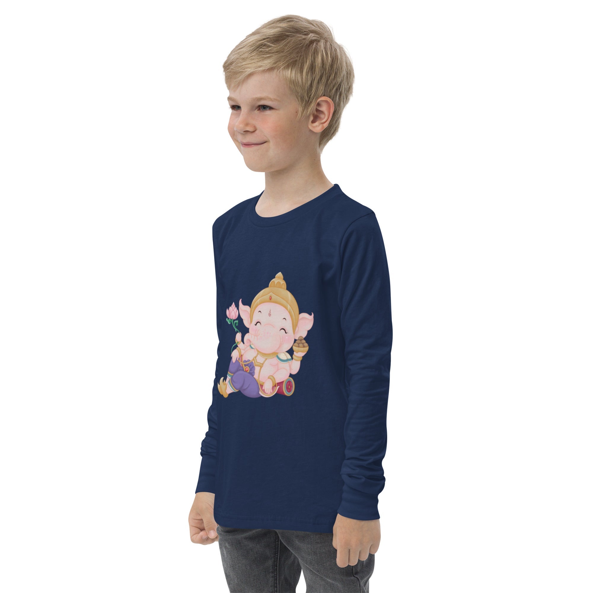 Ganpati Youth long sleeve tee - Nookshi