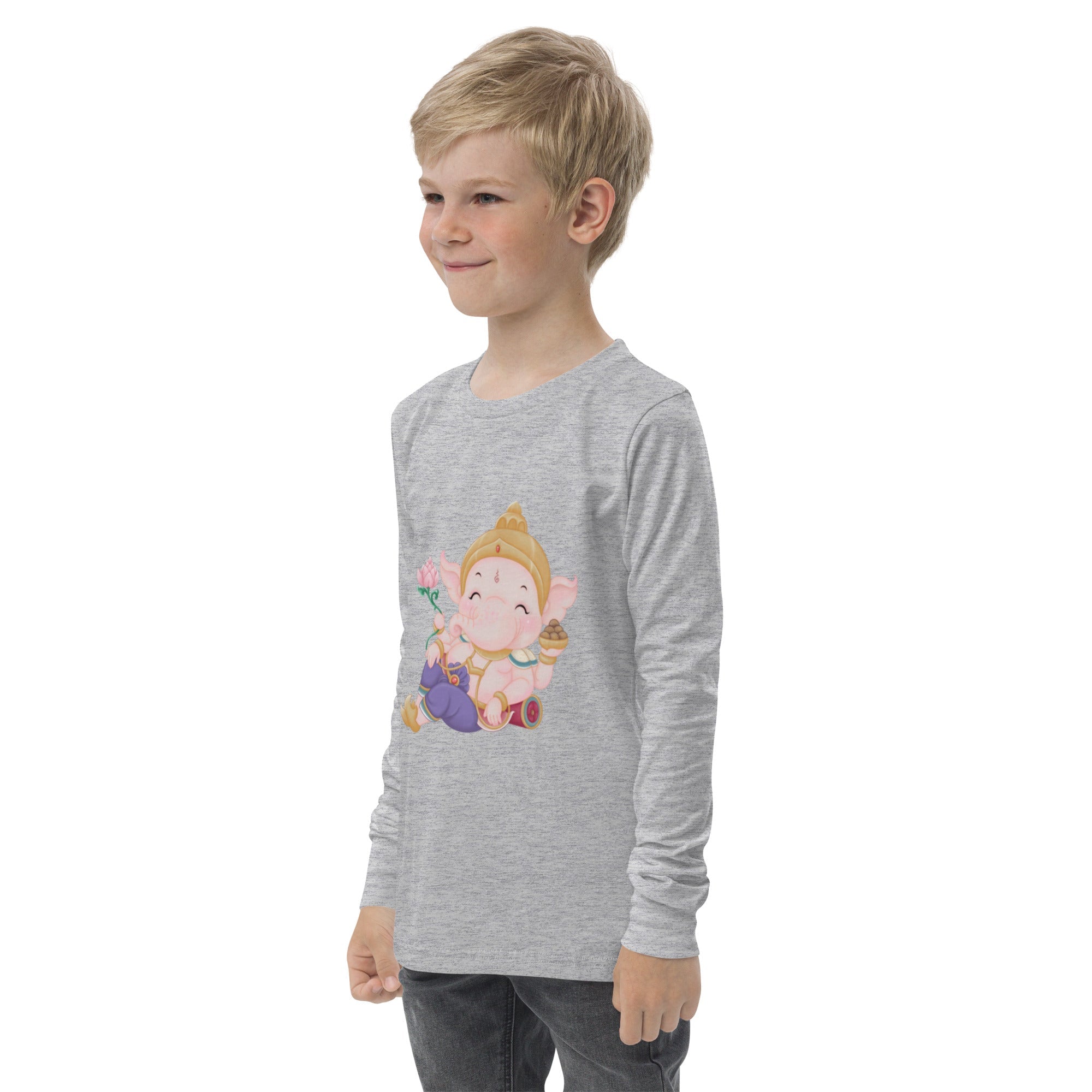 Ganpati Youth long sleeve tee - Nookshi