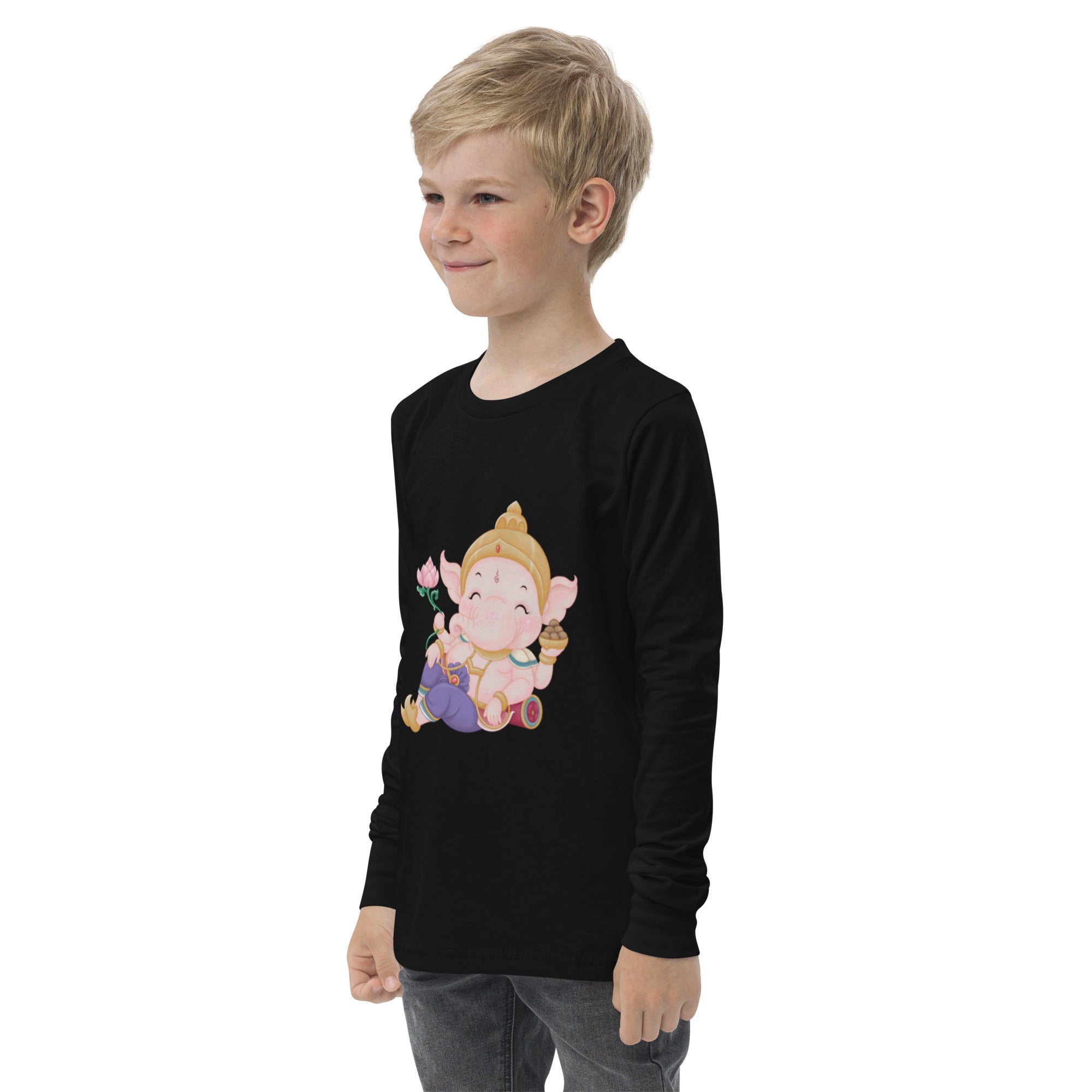 Ganpati Youth long sleeve tee - Nookshi
