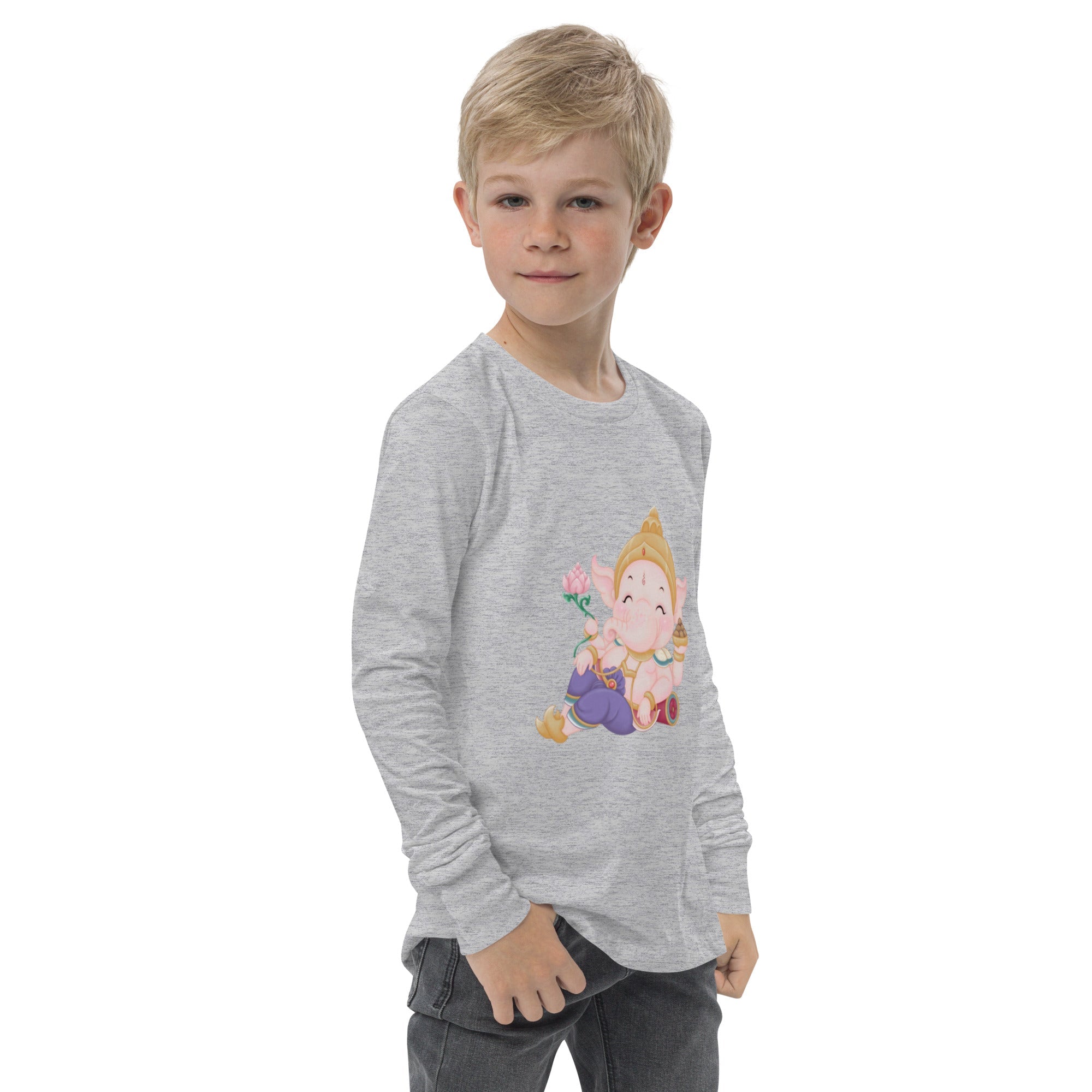 Ganpati Youth long sleeve tee - Nookshi