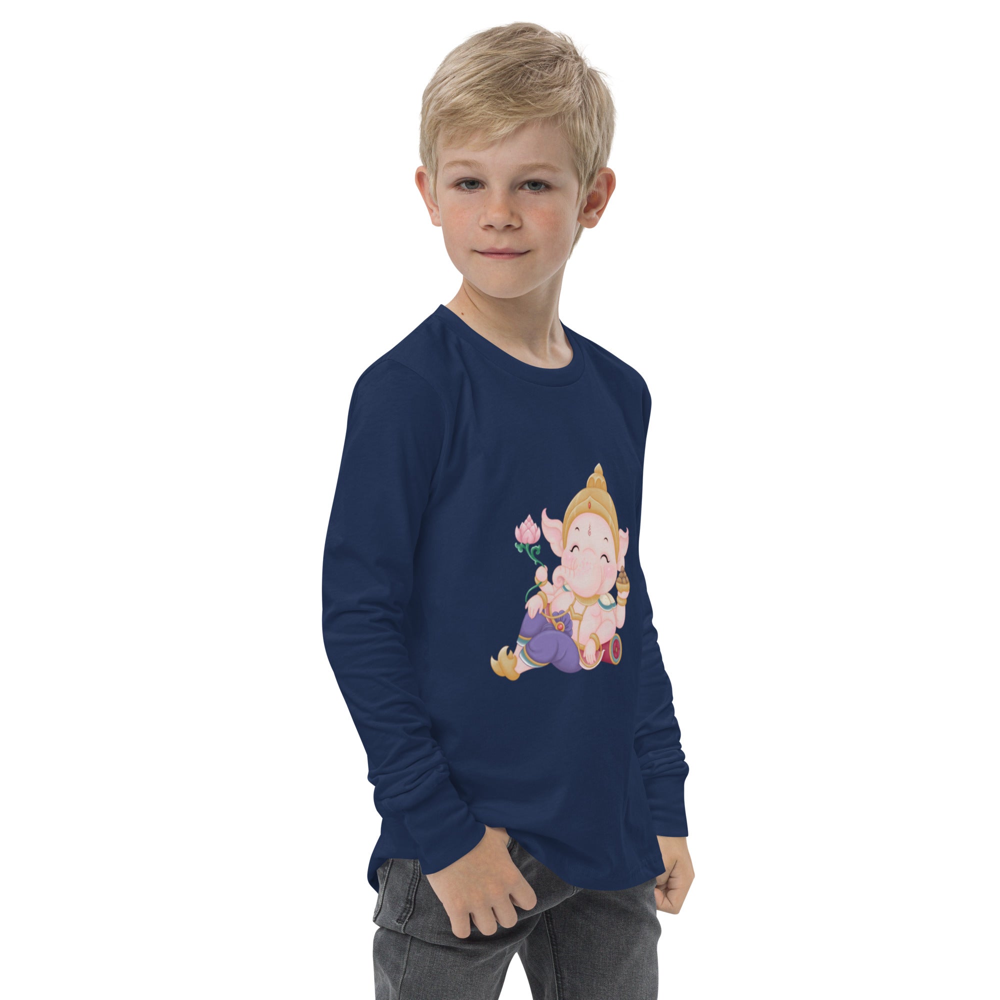 Ganpati Youth long sleeve tee - Nookshi