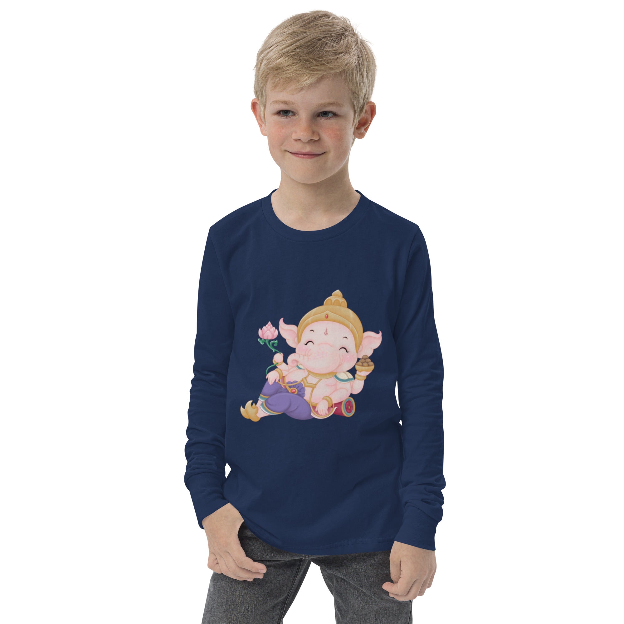Ganpati Youth long sleeve tee - Nookshi
