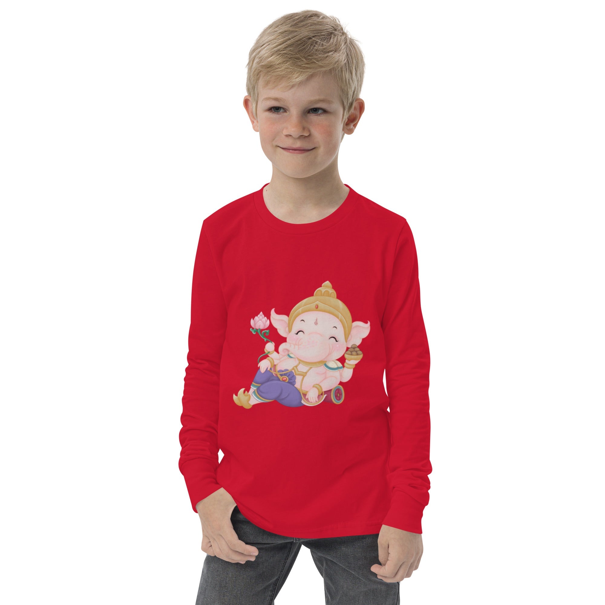 Ganpati Youth long sleeve tee - Nookshi