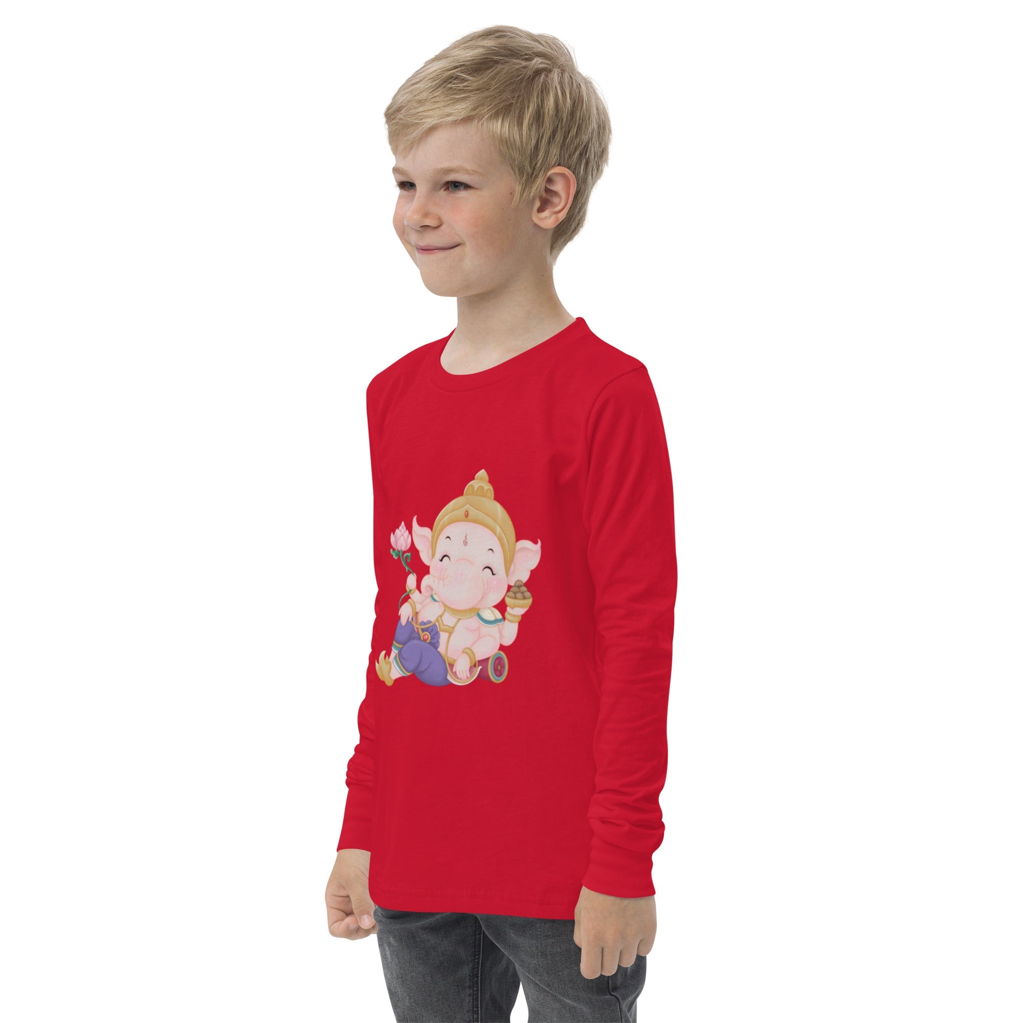 Ganpati Youth long sleeve tee - Nookshi