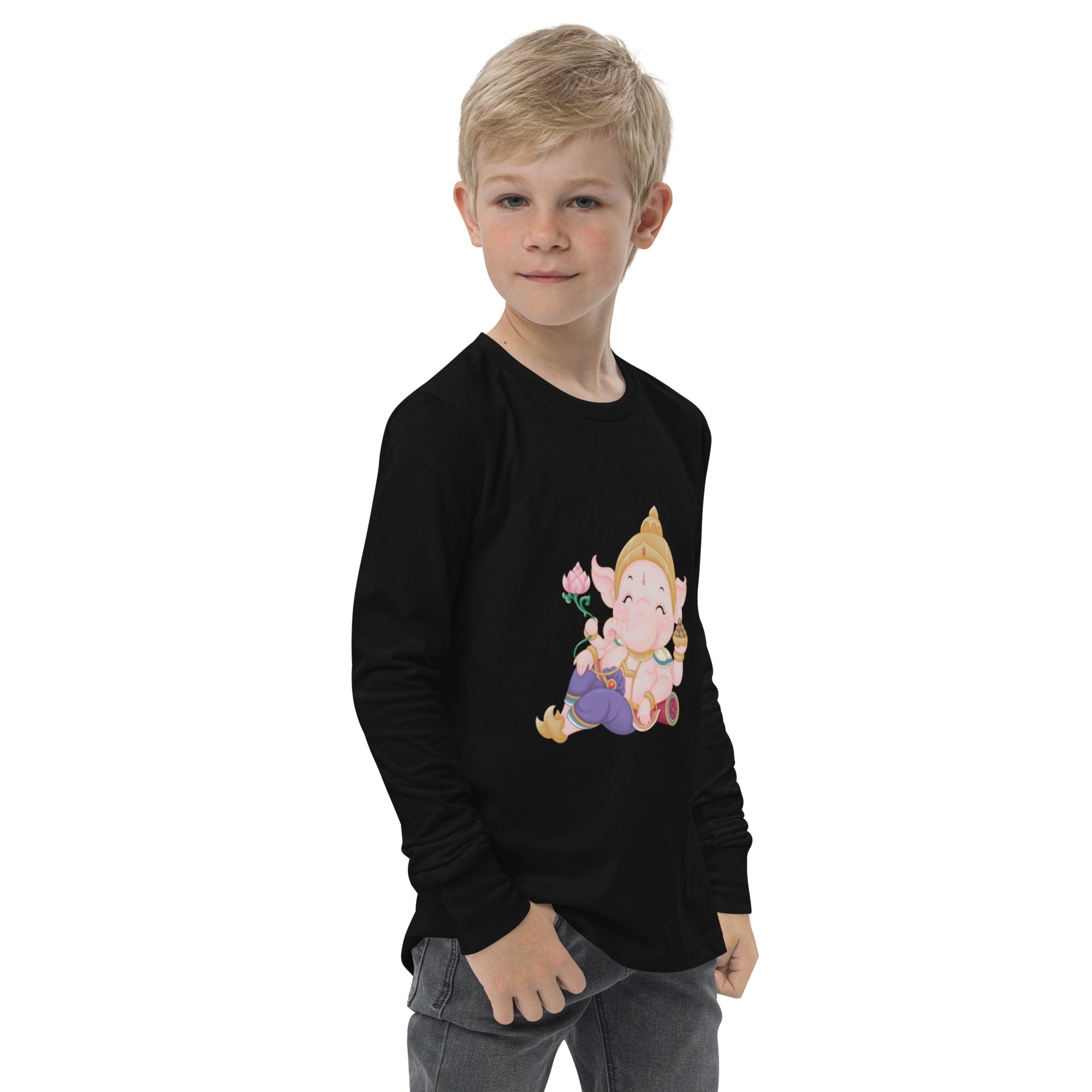Ganpati Youth long sleeve tee - Nookshi