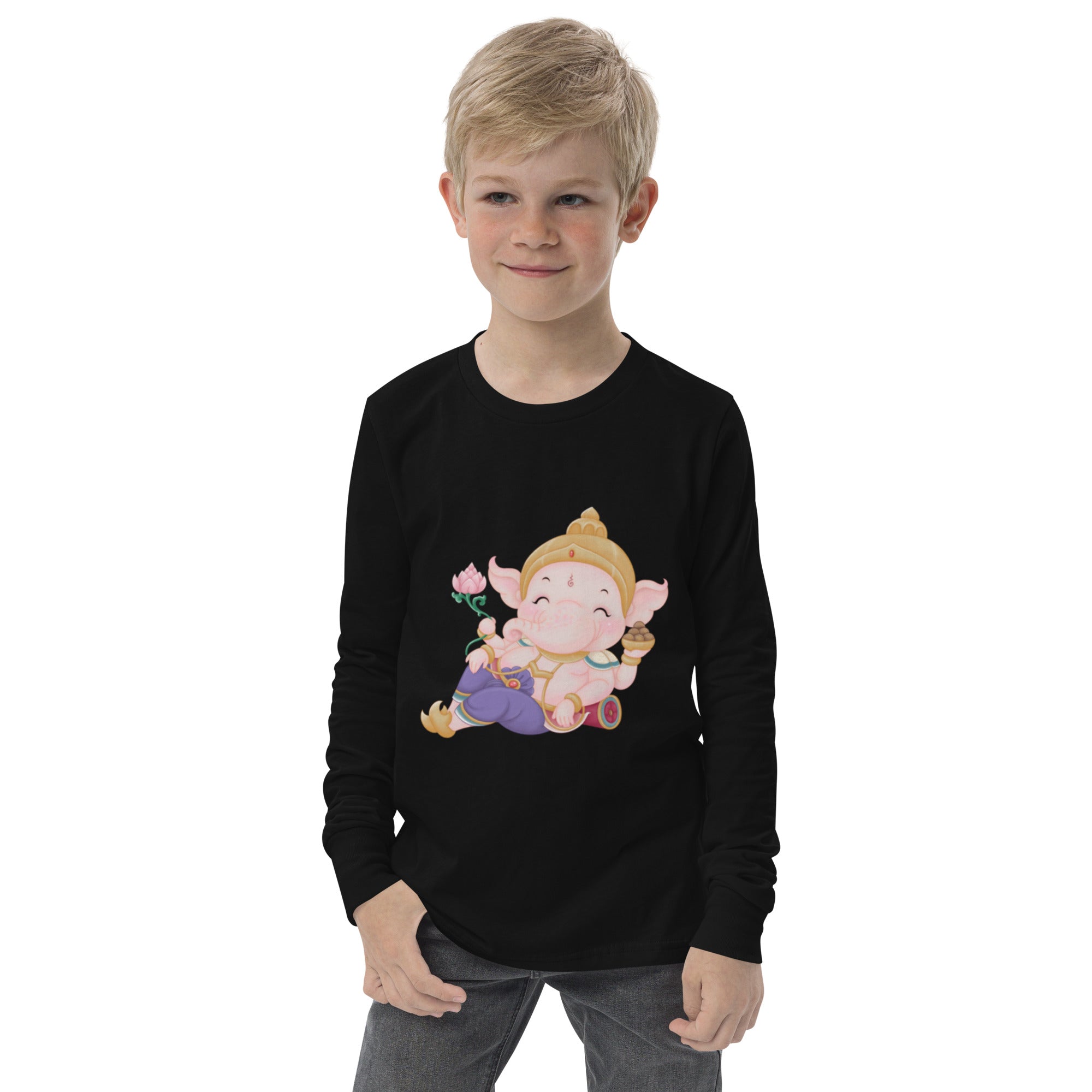 Ganpati Youth long sleeve tee - Nookshi