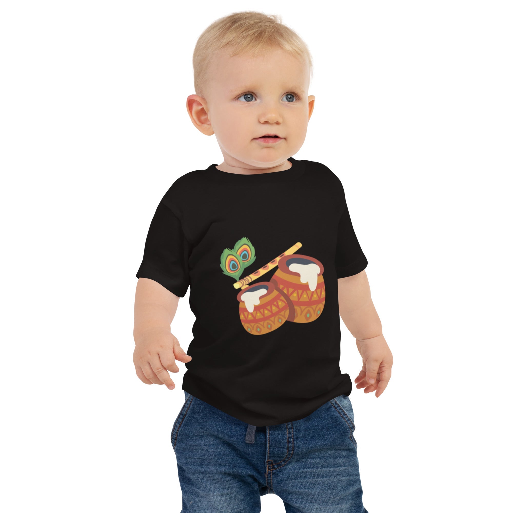 Krishna Baby Jersey Short Sleeve Tee - Nookshi